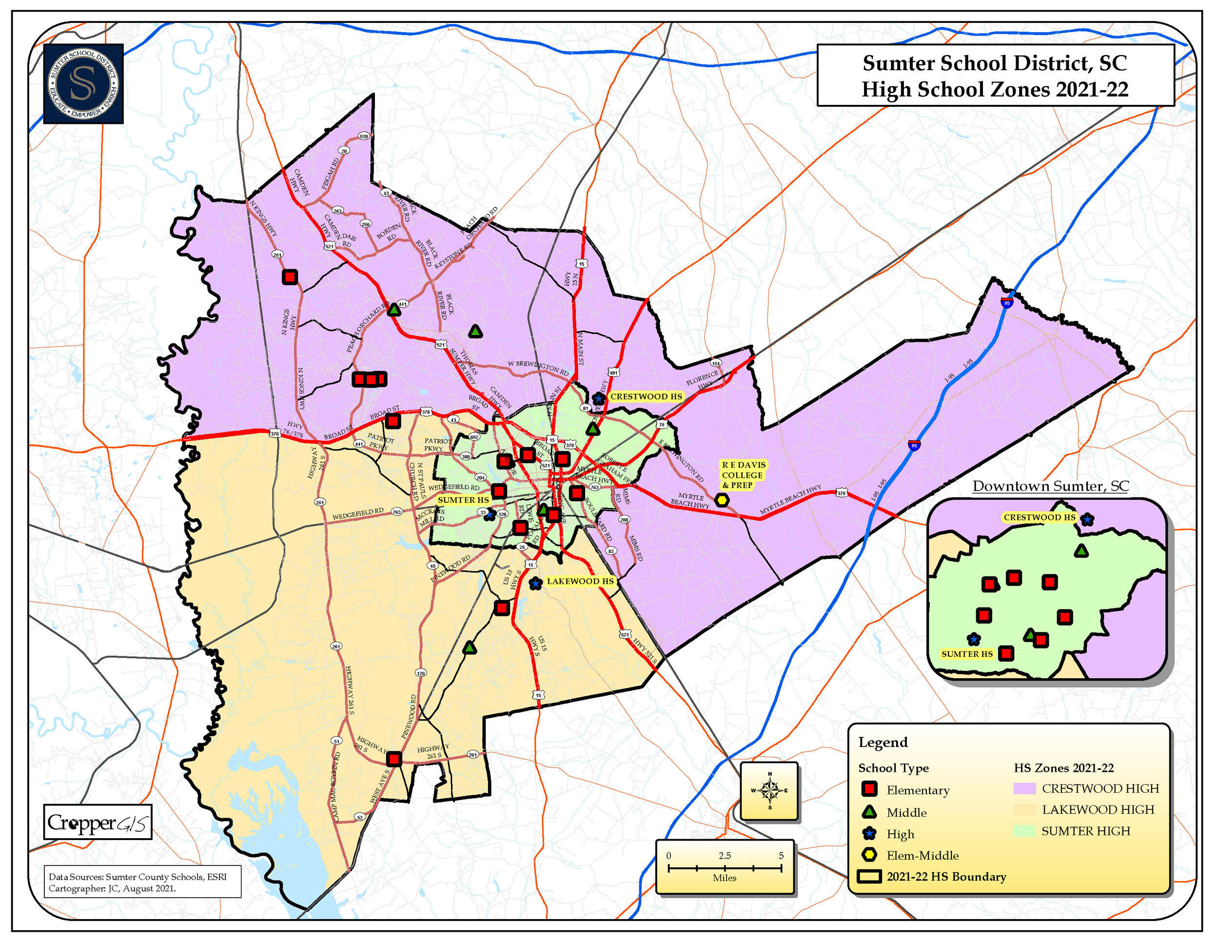 Sumter Sc On Map Project Maps — Sumter School District, Sc - 2021 Realignment Study