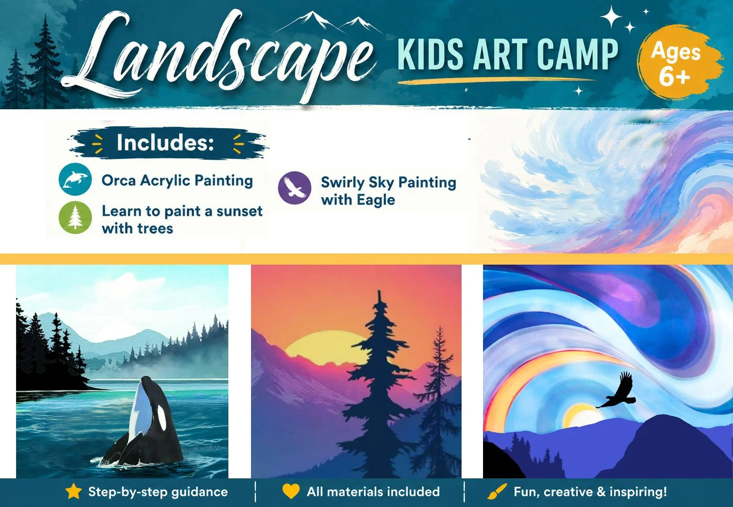 Landscape Kids Art Camp ~ AGES 6+