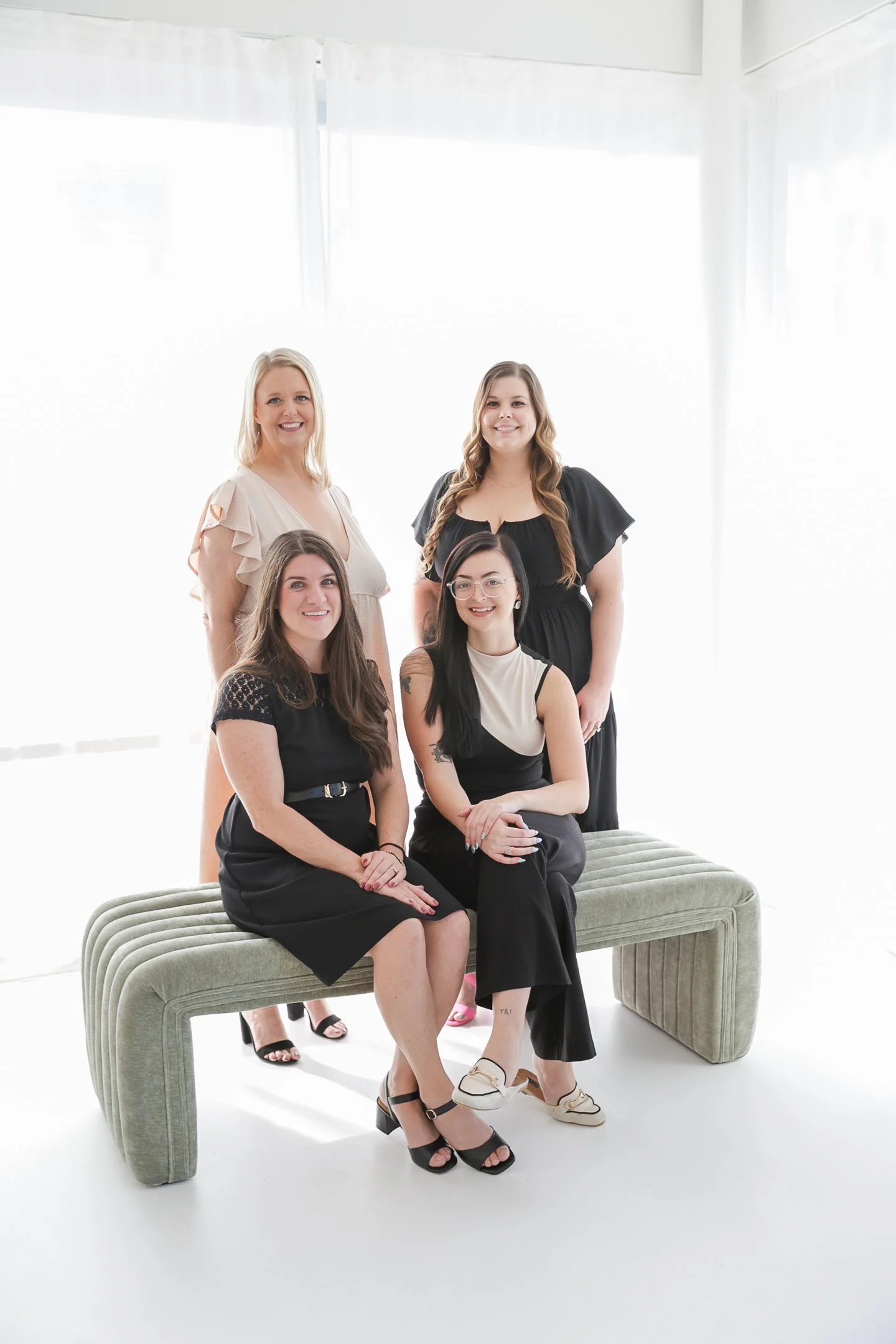 Marketing team photo in local studio