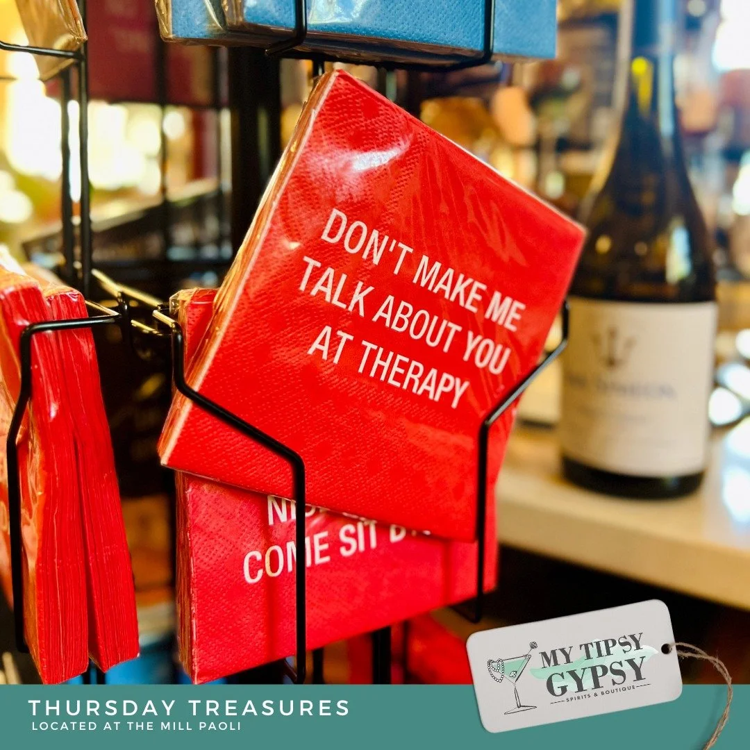 Thursday Treasures from My Tipsy Gypsy!

#mytipsygypsy #visitpaoli #themillpaoli #visitpaoli #ThursdayTreasure