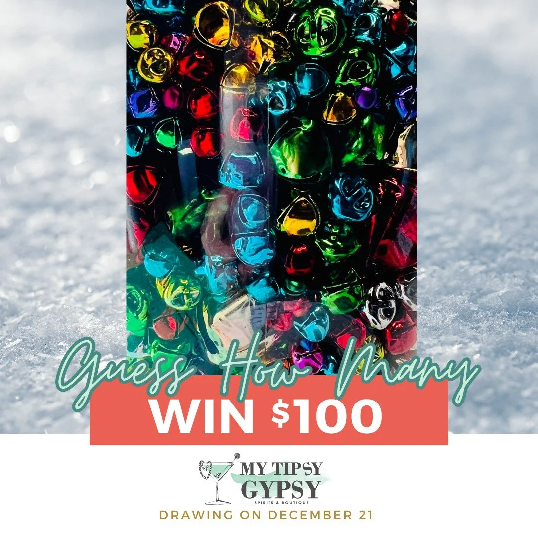 Let's have a little old fashioned holiday fun with a...
🔔 Holiday Jingle Bell Contest 🔔

1. Visit My Tipsy Gypsy at The Mill Paoli.
2. Grab a ticket and submit your guess for the number of jingle bells in the jar. 
3. Make sure to sample some of ou