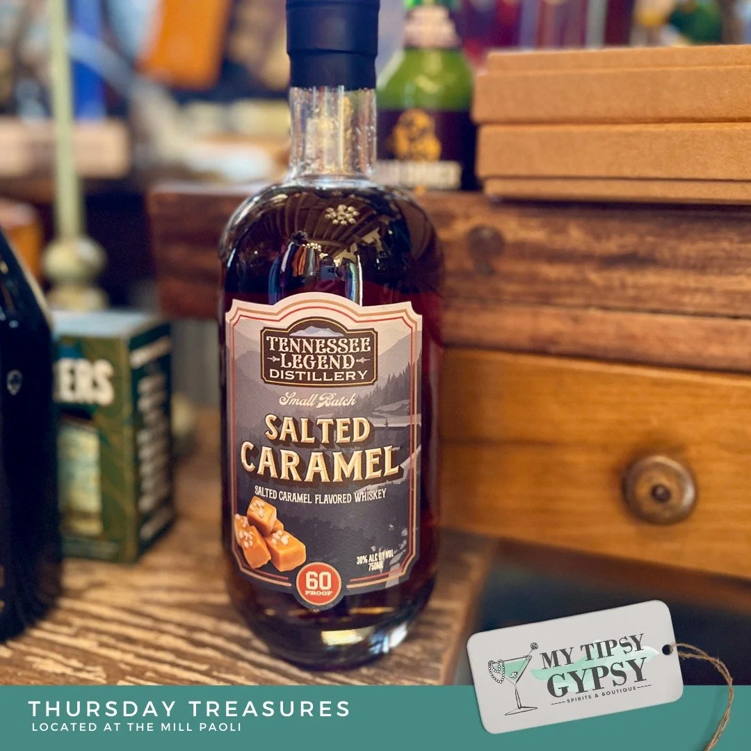 Thursday Treasures from My Tipsy Gypsy!

You've gotta try this Salted Caramel from Tennessee! It's so smooth. 

#mytipsygypsy #visitpaoli #themillpaoli #visitpaoli #ThursdayTreasure