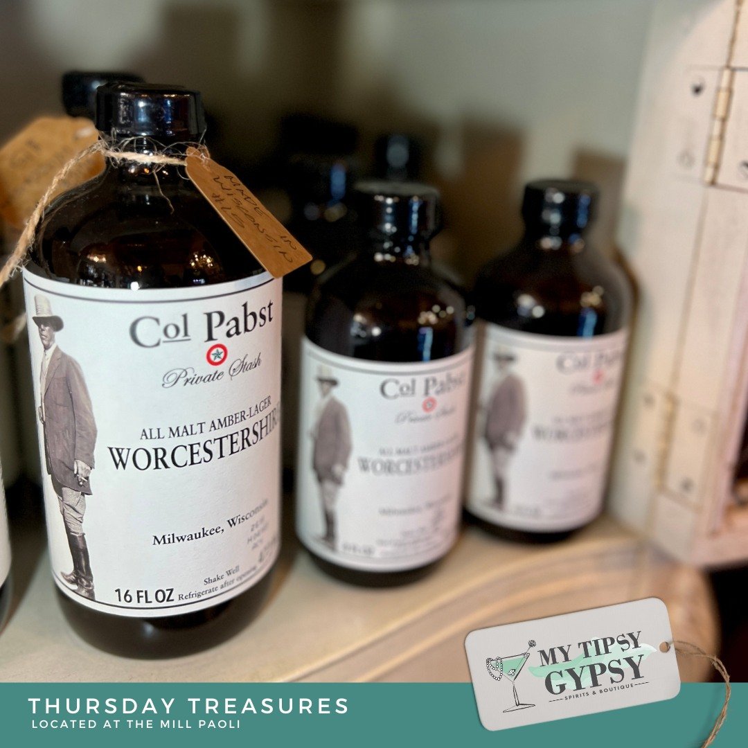 Thursday Treasures from My Tipsy Gypsy! 

Grab the missing ingredient: Worcestershire!

#mytipsygypsy #visitpaoli #themillpaoli #visitpaoli #ThursdayTreasure