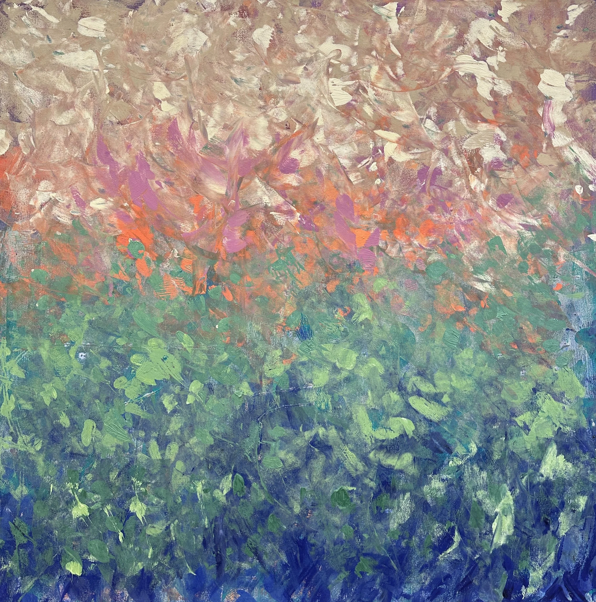 Baby WIld, OIl on Canvas, 36 x 36"