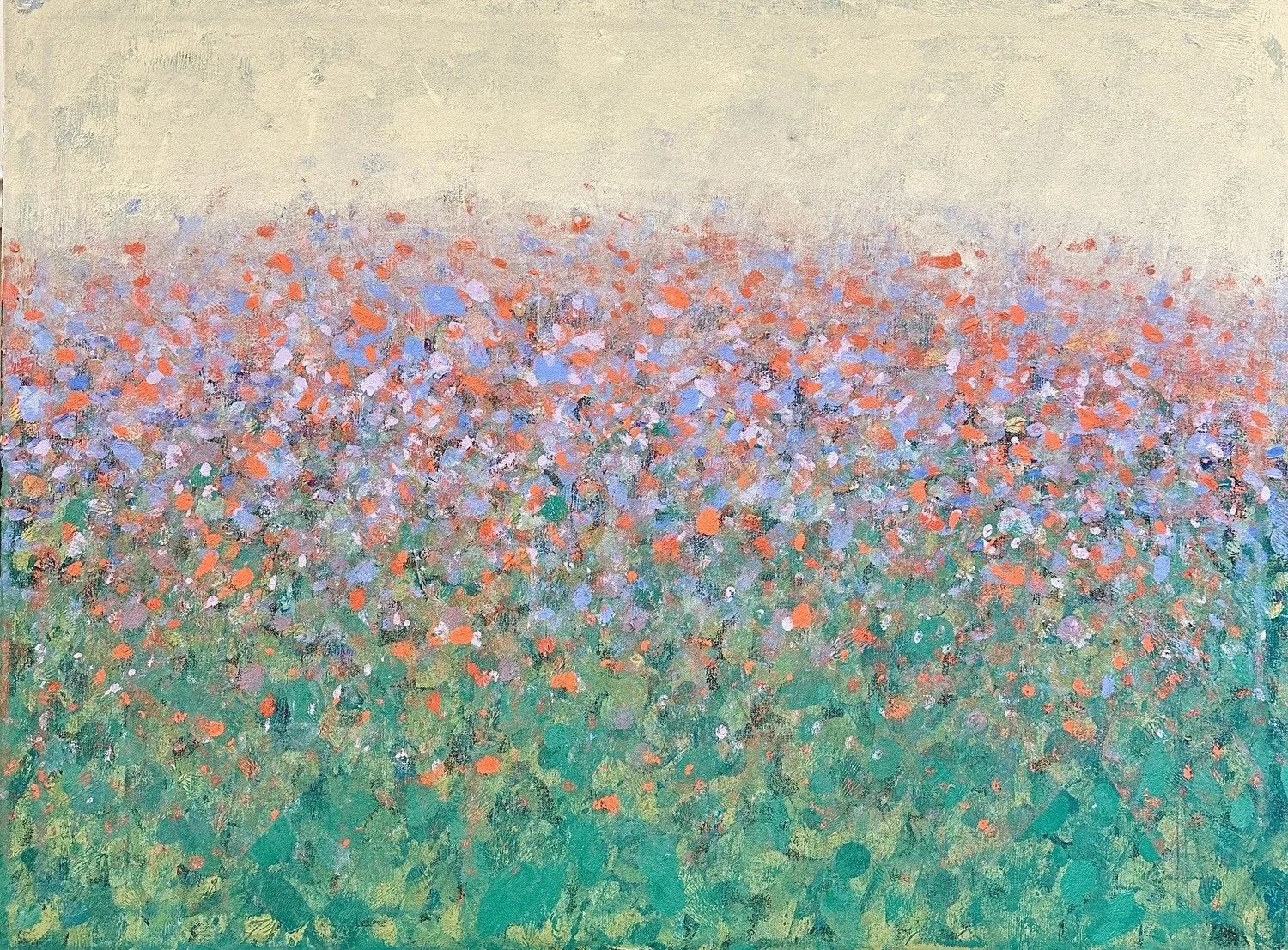 Sweet Meadow, 2025, oil on canvas, 30 x 40 inches $4,800