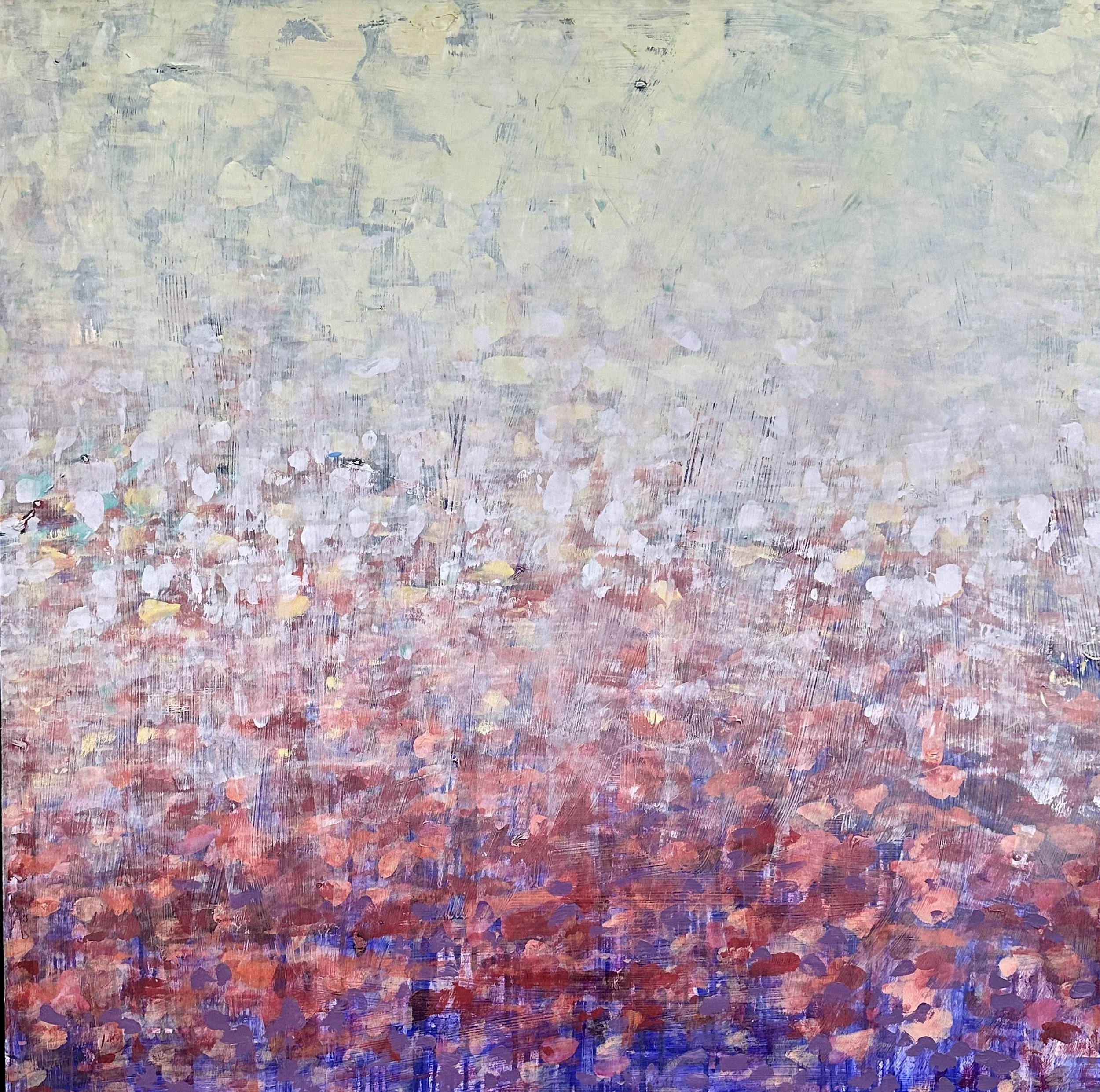 Alicia Armstrong, Warmth Within, OIl on panel, 36 x 36 inches