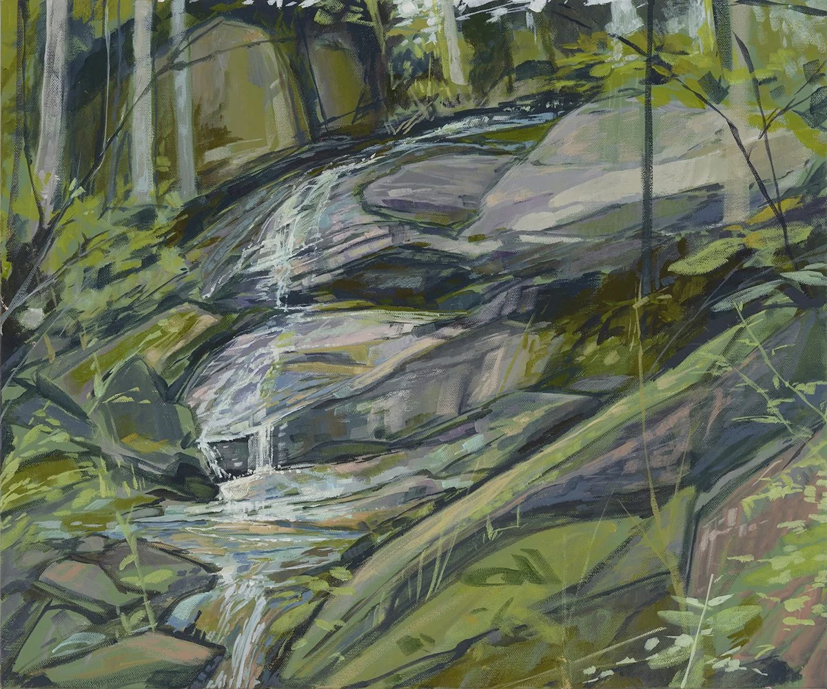 Slip and Slide Forest 
by Jeremy Russell
Acrylic on canvas
20 x 24"
