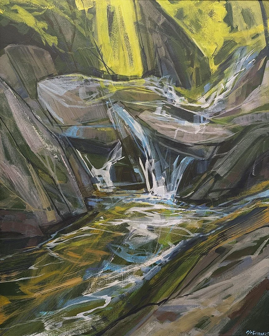 Toxaway (II)
by Jeremy Russell
Acrylic on canvas
30 x 24 "