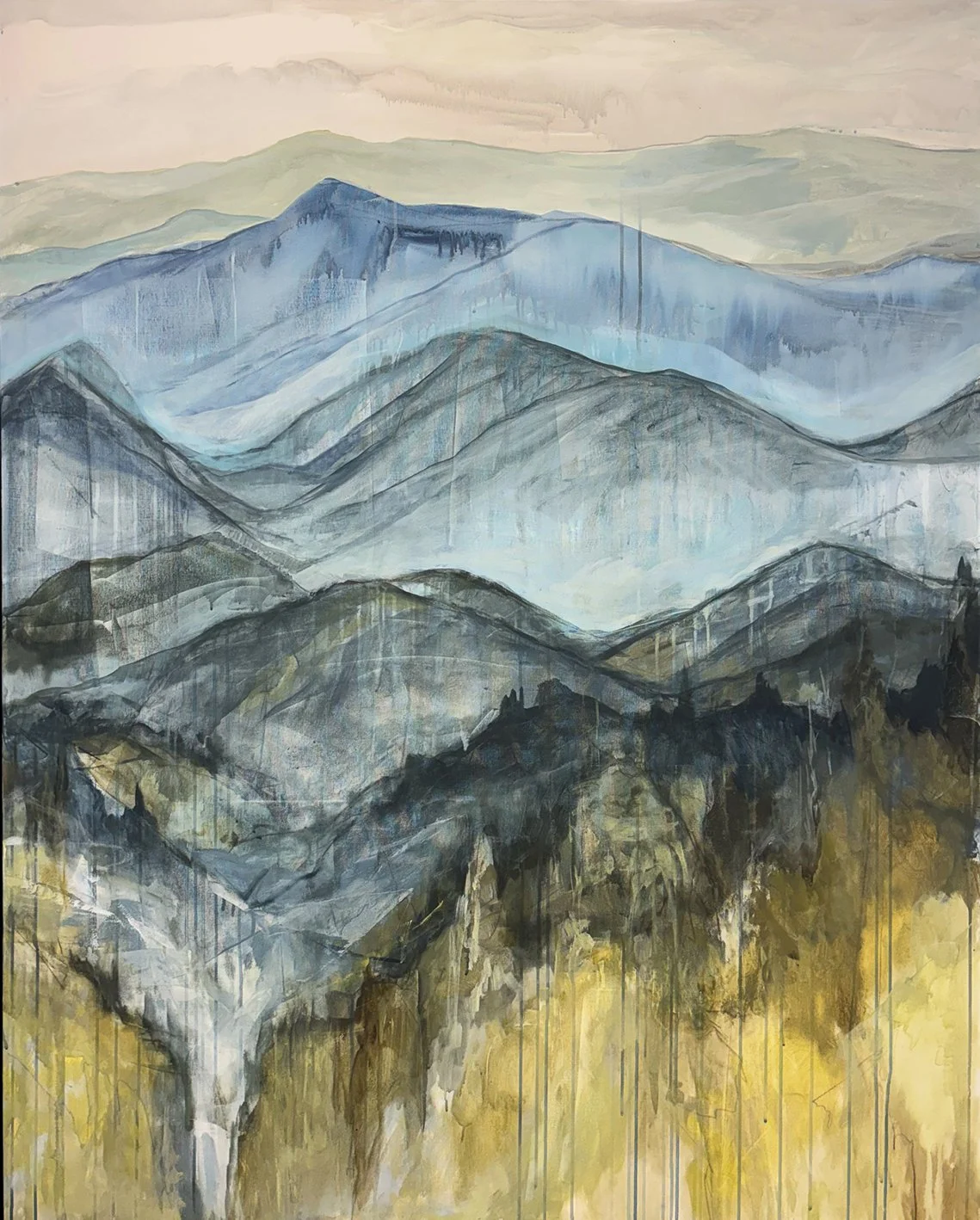 Jeremy Russell
Appalachian Blues, 2025
Acrylic on canvas
60 x 48 inches