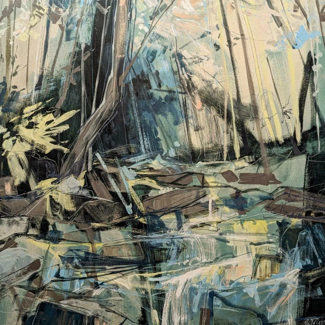 Jeremy Russell, Rhymes & Rhythm, 2024, 36 x 36 inches