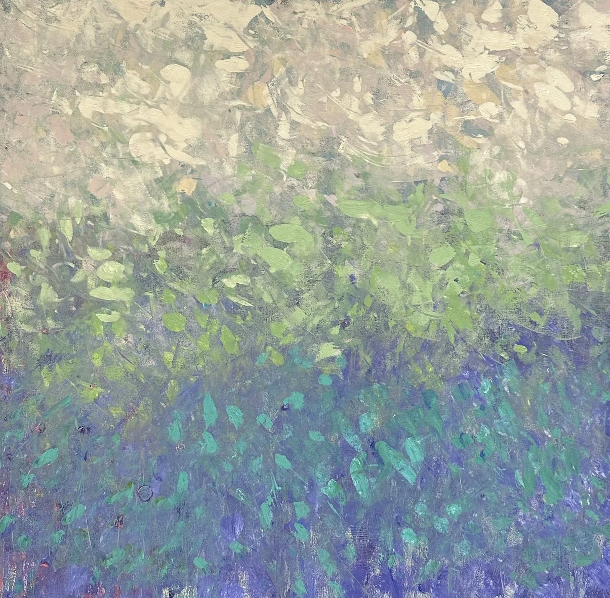 Alicia Armstrong, Blown, 2025 Oil on canvas, 36 x 36 inches