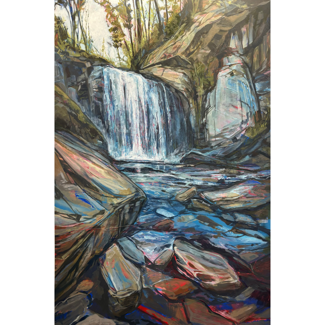 Looking Glass Acrylic on canvas 72 x 48"