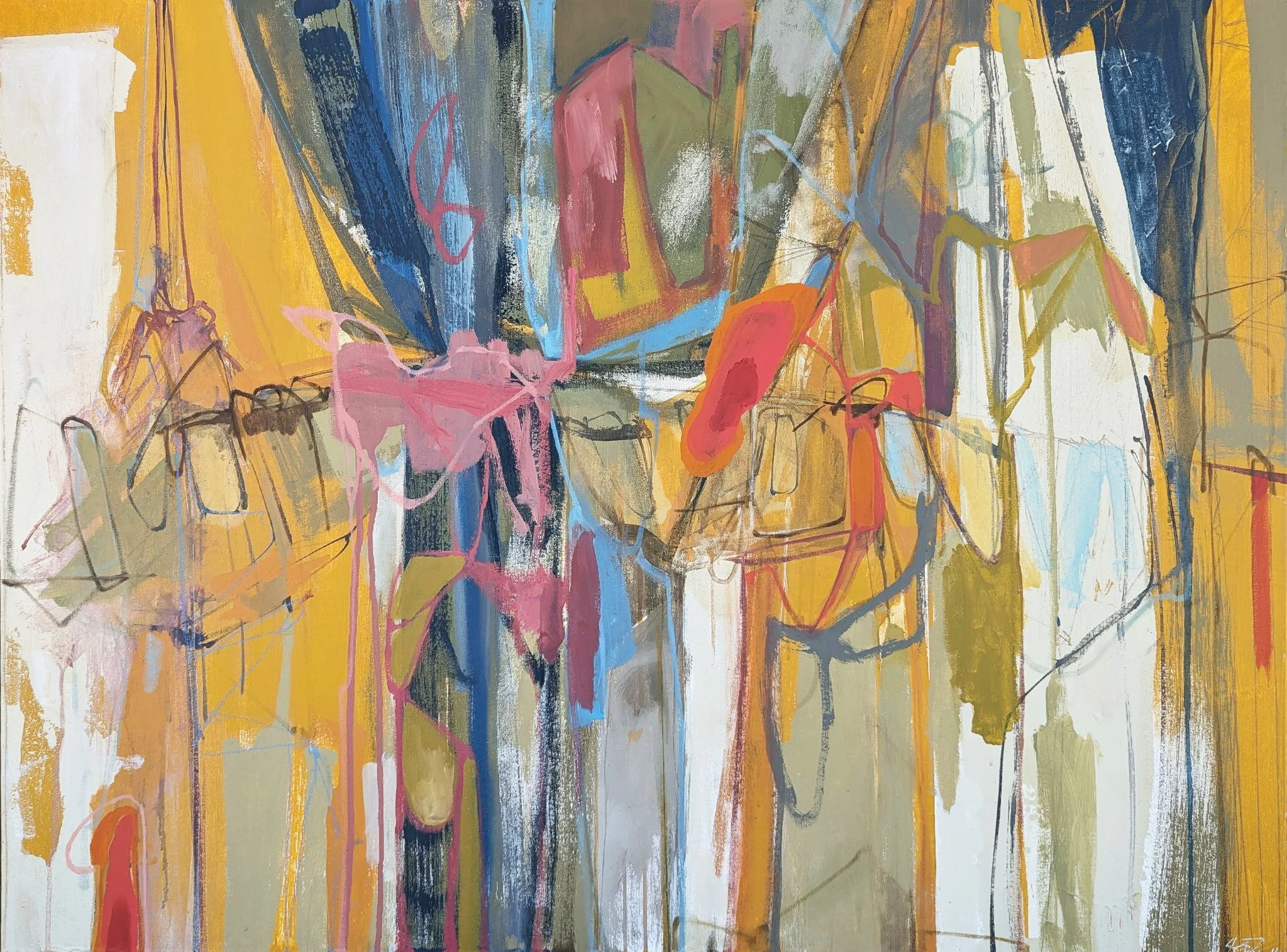 Boing Boing Boing, 2025 Acrylic on canvas, 30 x 40 inches, $4,800 -
ON HOLD