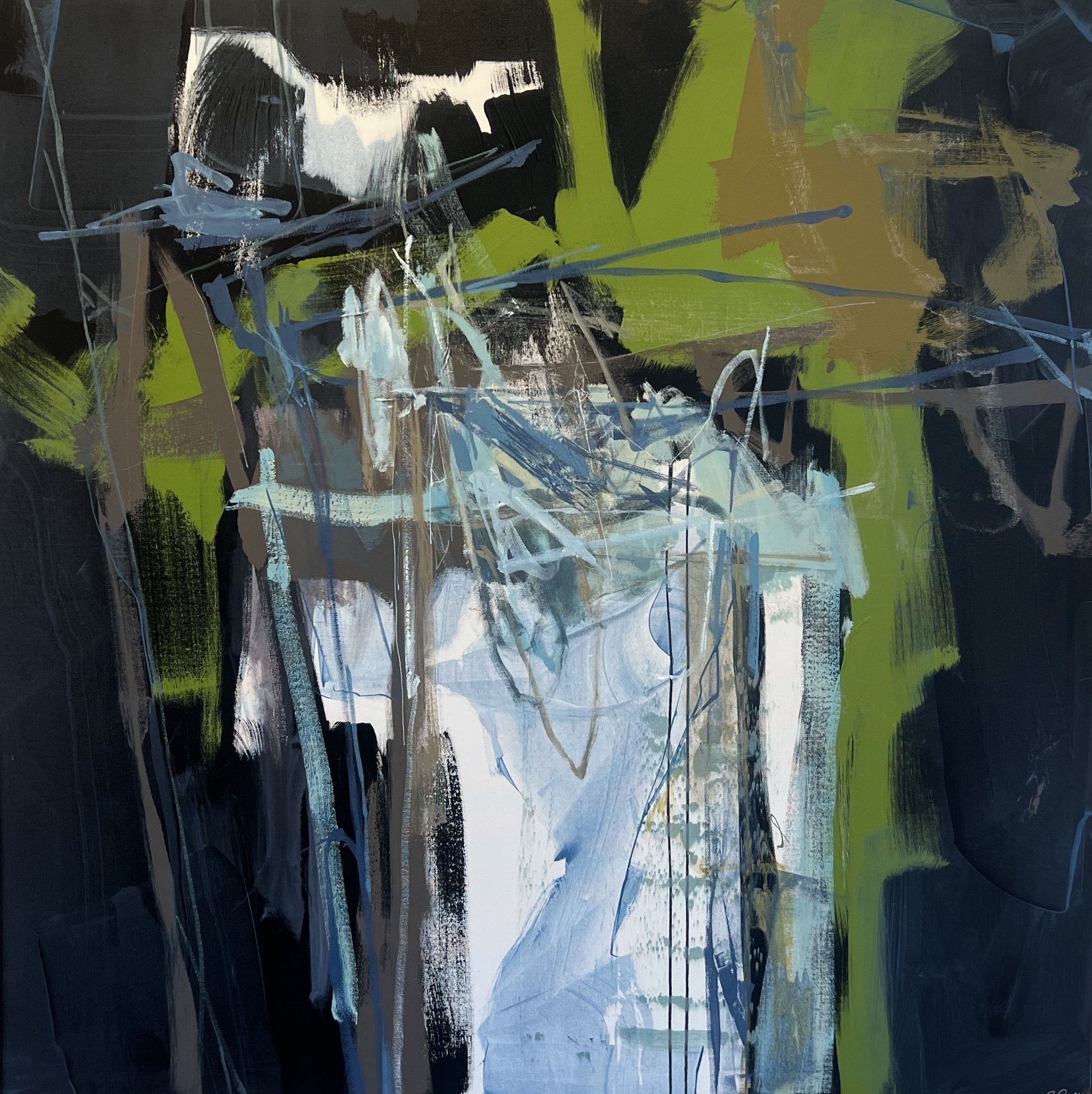 Jeremy Russell Setting Sail
Acrylic on canvas
48 x 48 inches
