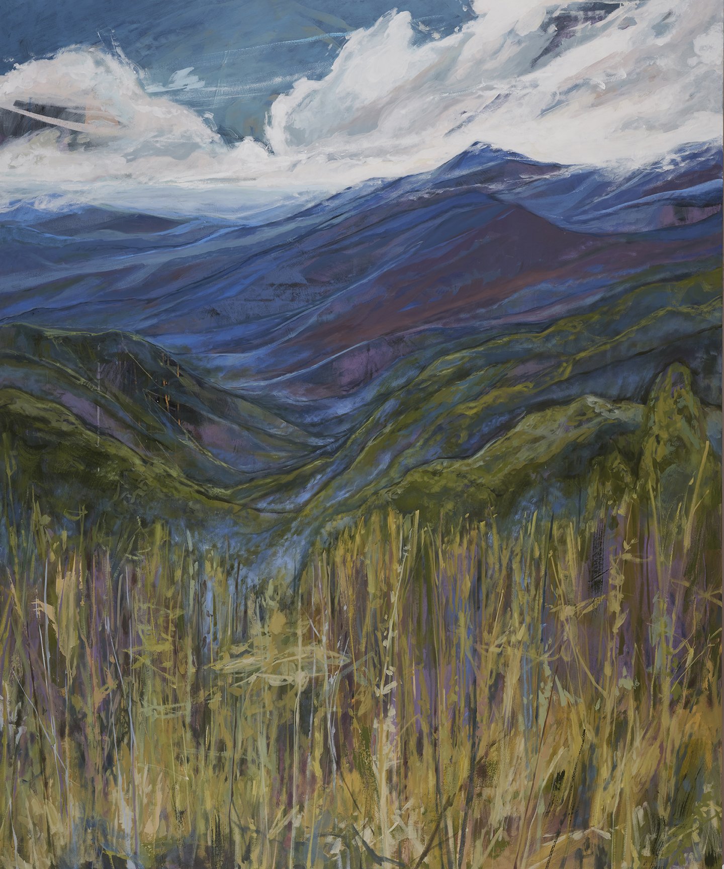 "Mountain Break "
by Jeremy Russell
Acrylic on canvas
72 x 60"