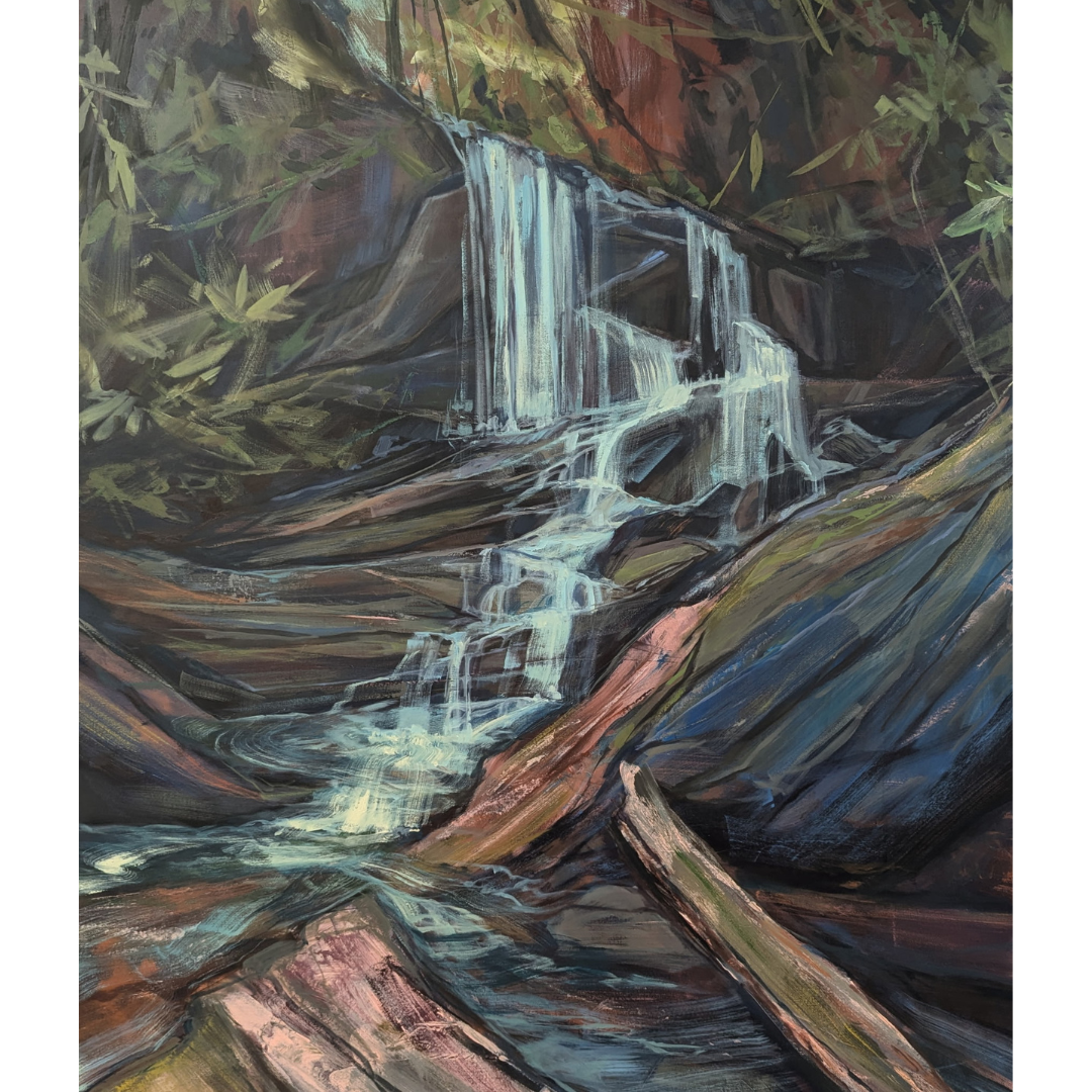 The Light in the Water, Acrylic on canvas, 72 x 60 inches $17,000
