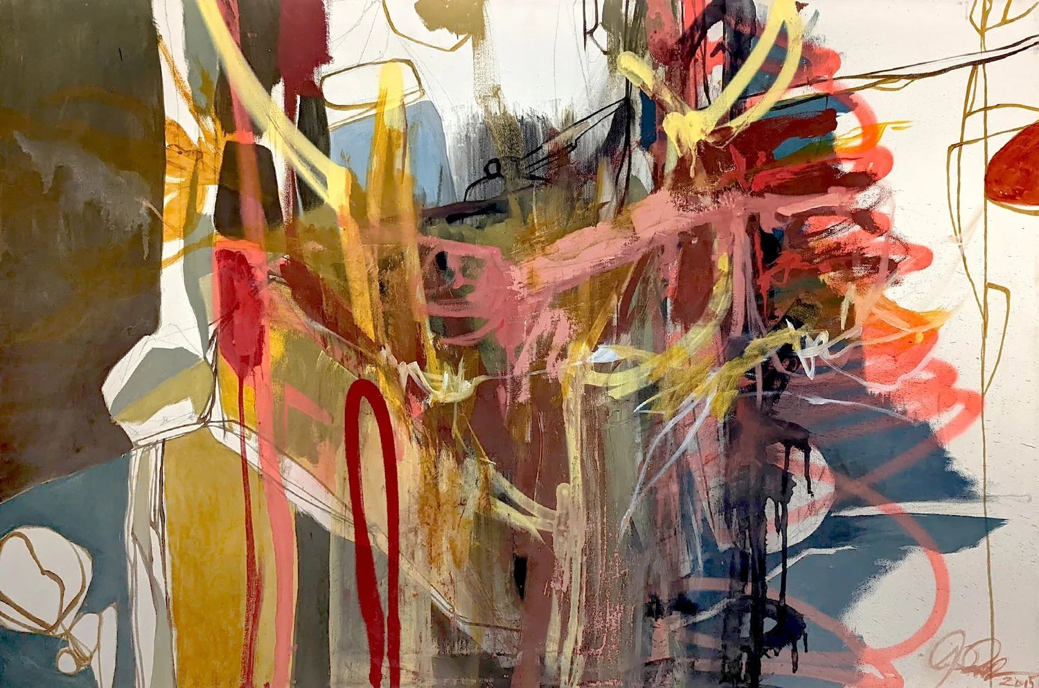 Sprawl
Acrylic on canvas
24 x 36 inches
Inquiries Welcome


