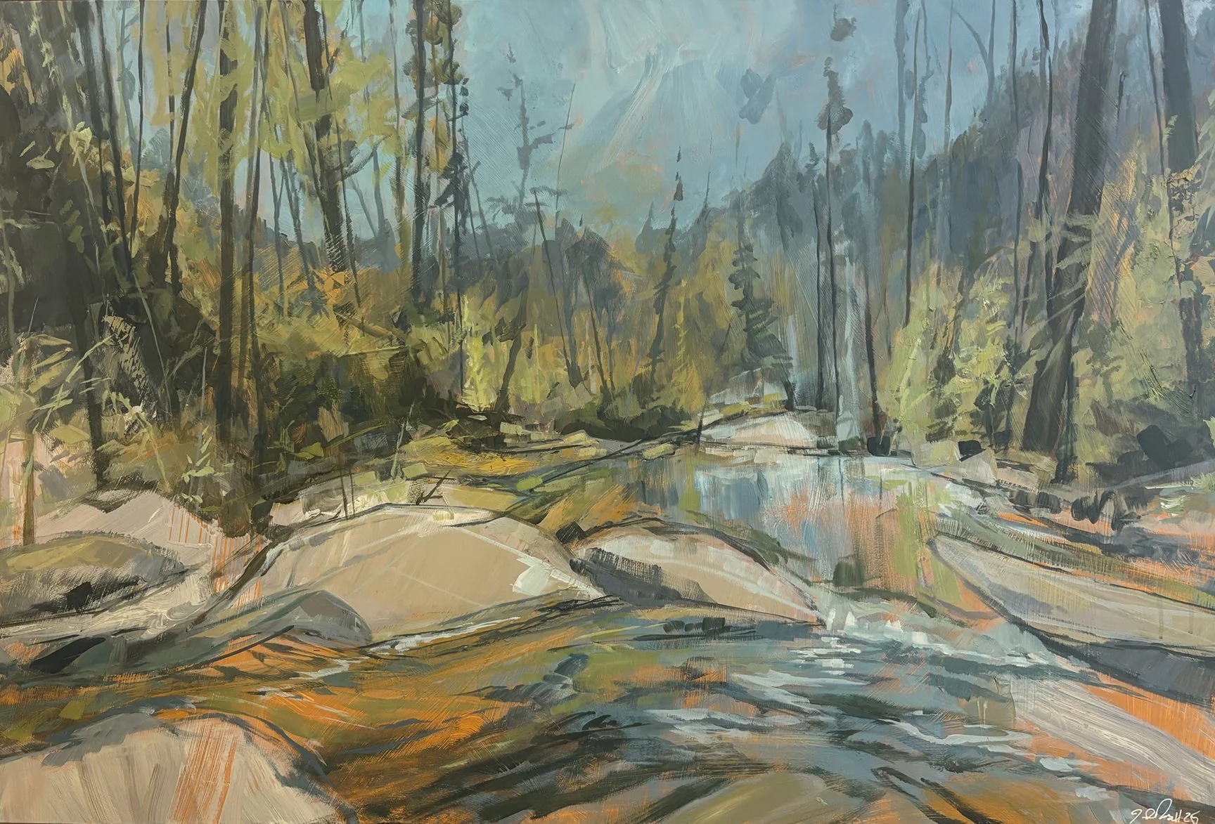 Harmonic Headwaters
Acrylic on panel
24 x 36 inches
Inquiries Welcome