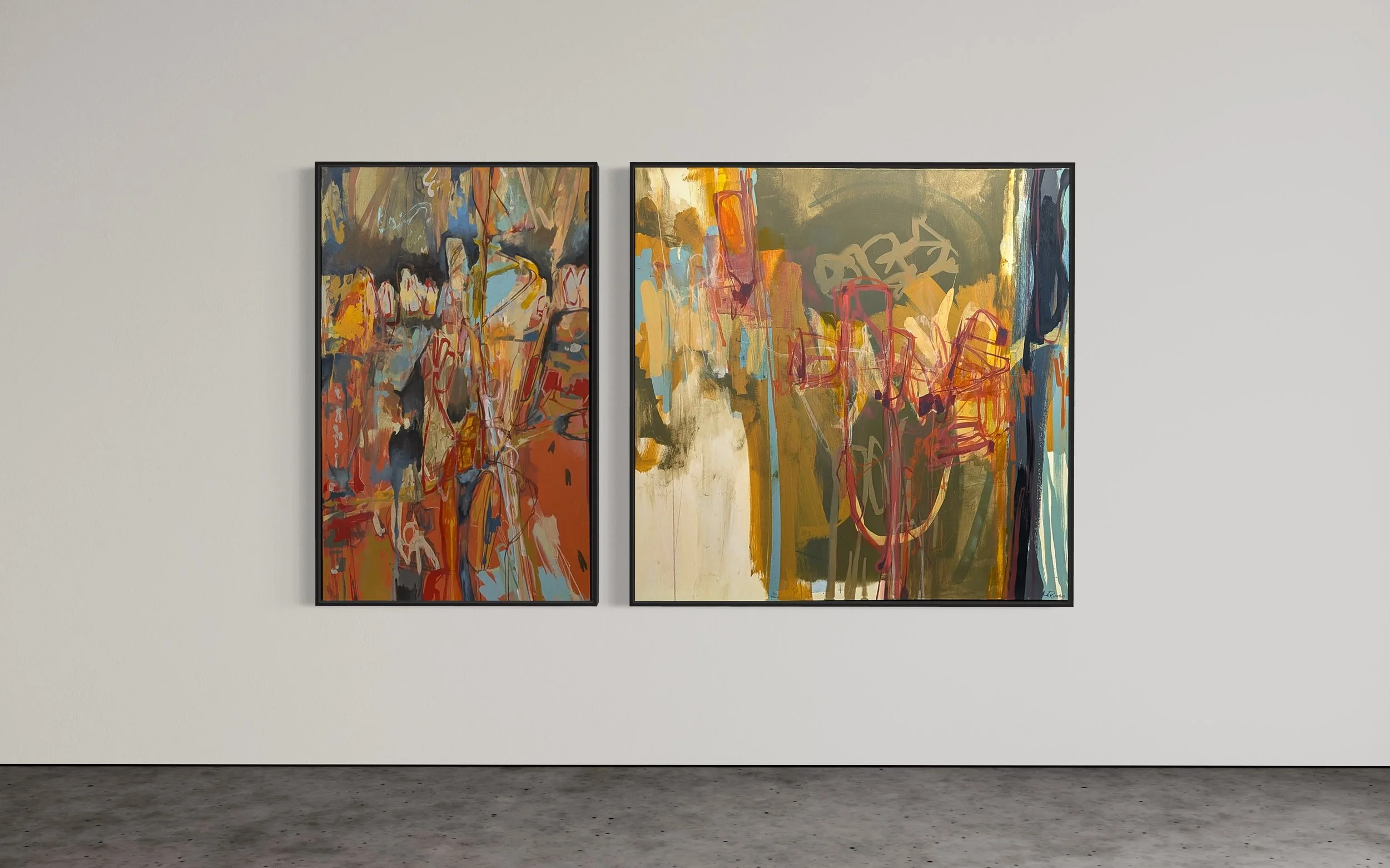 Plunge (Diptych)
Acrylic on canvas
48 x 72"
Inquiries Welcome