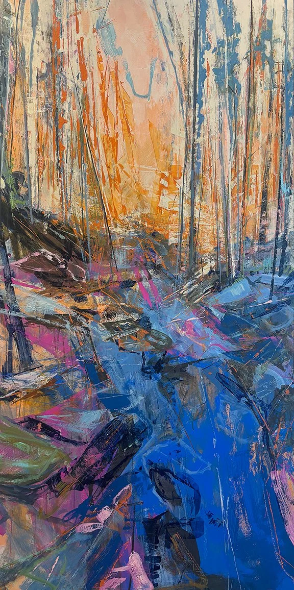 Dreamsicle Sunrise
Acrylic on panel
72 x 36 inches
Inquiries Welcome
