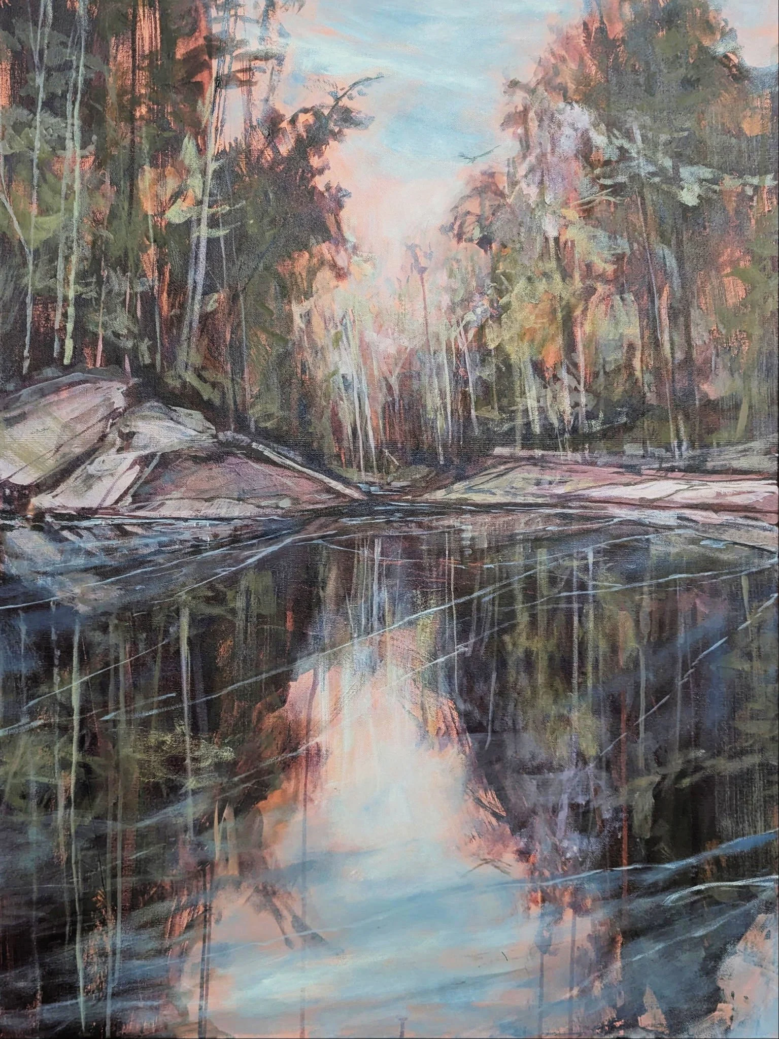 Jeremy Russell, Dawn Light, 40 x 30 inches
