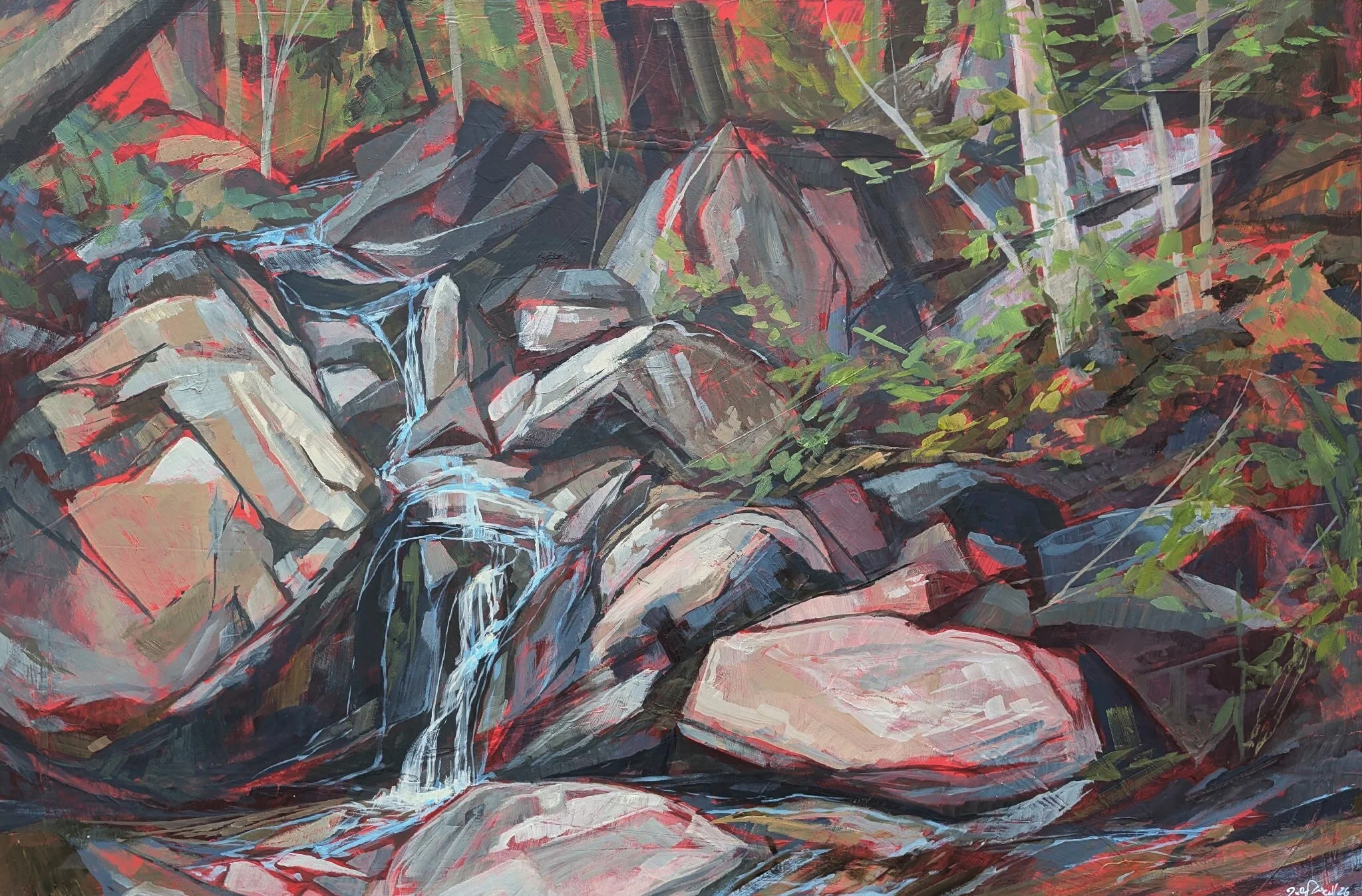 Boulder Stack
Acrylic on canvas 
24 x 36 inches
Inquiries Welcome
