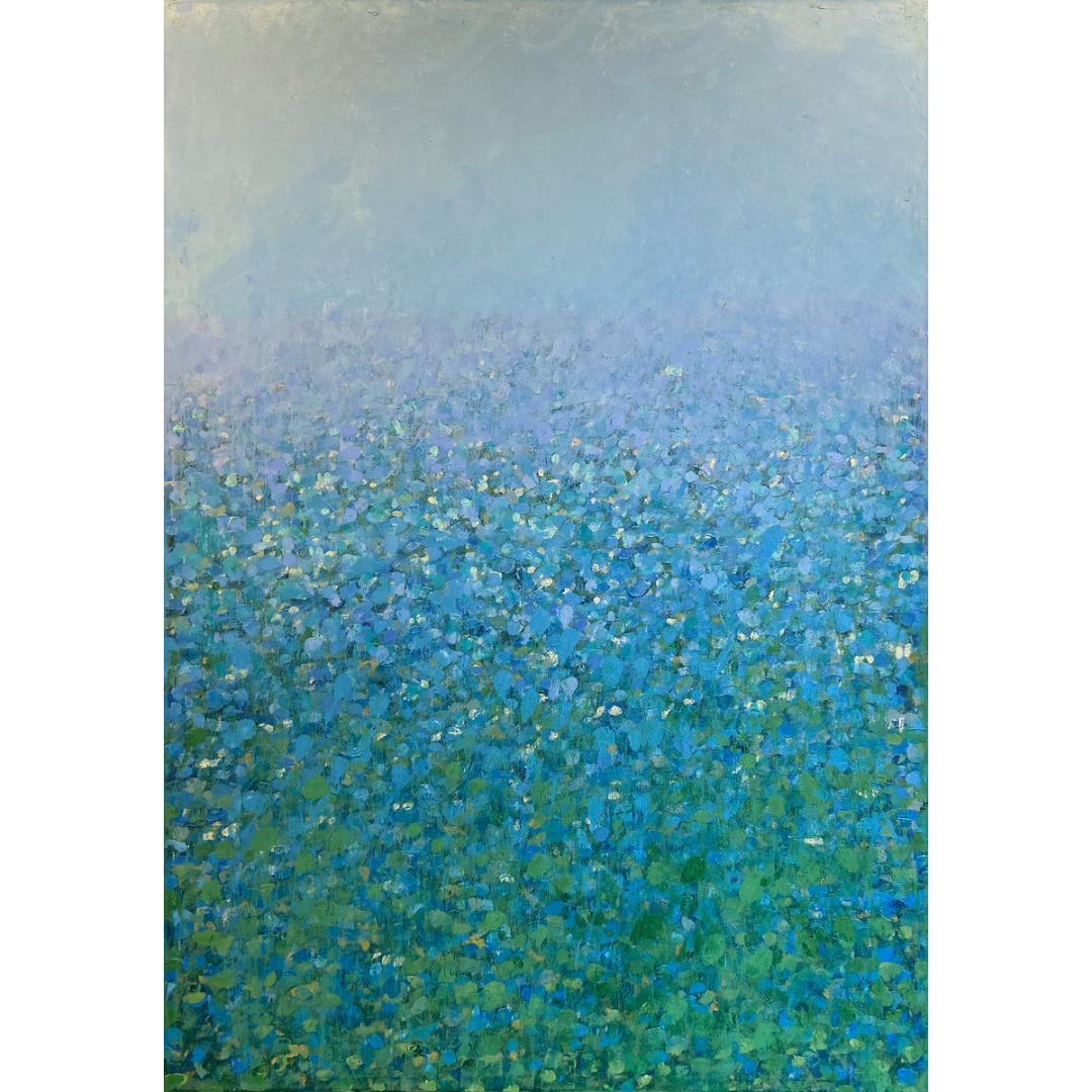 Opening 2025, Oil on canvas, 60 x 42"
