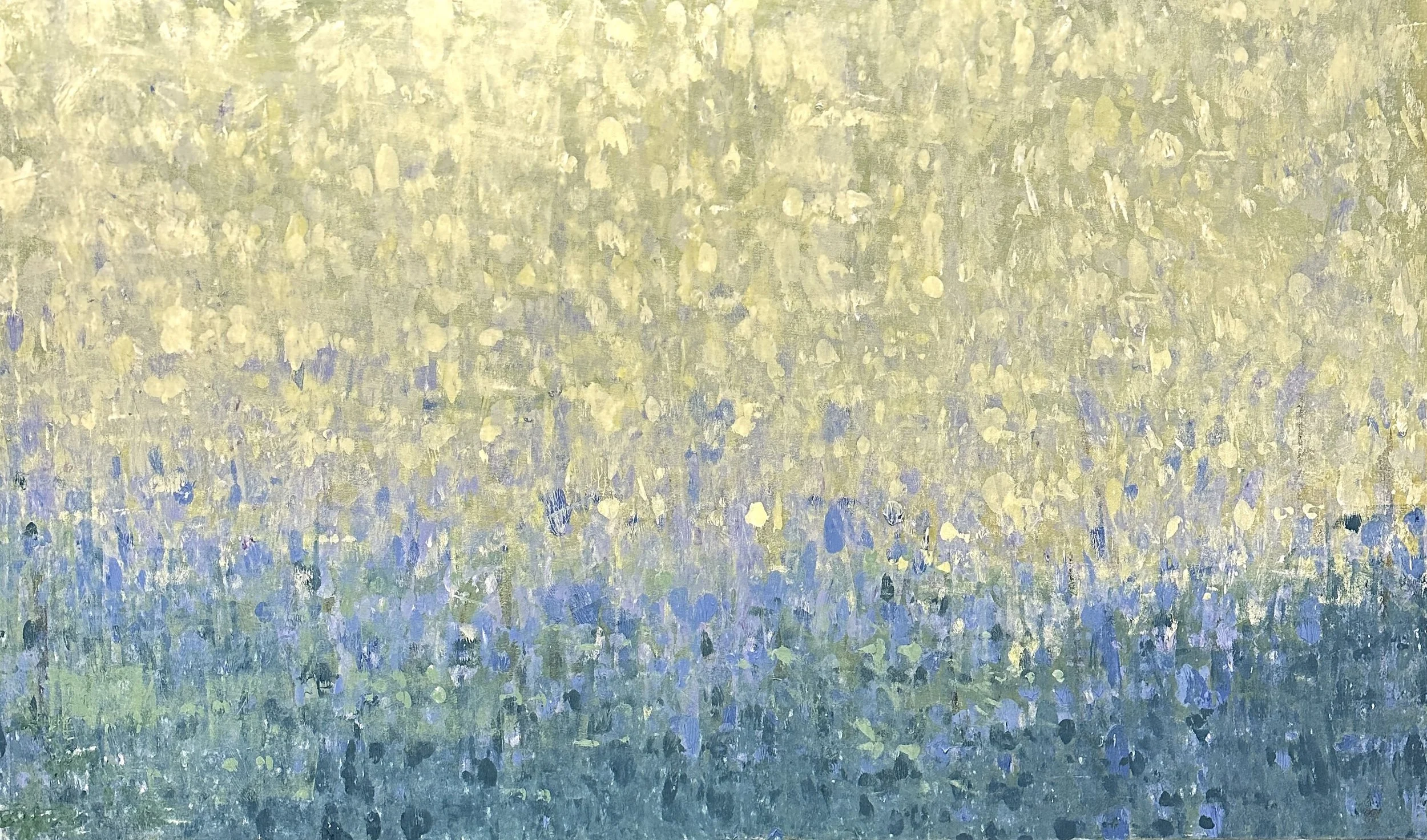 Alicia Armstrong, Auroral II, Oil on canvas, 36 x 60 inches