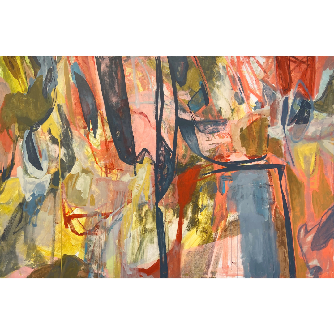 Hold Tight, 2025 , Acrylic on canvas, 48 x 72 inches, $13,800