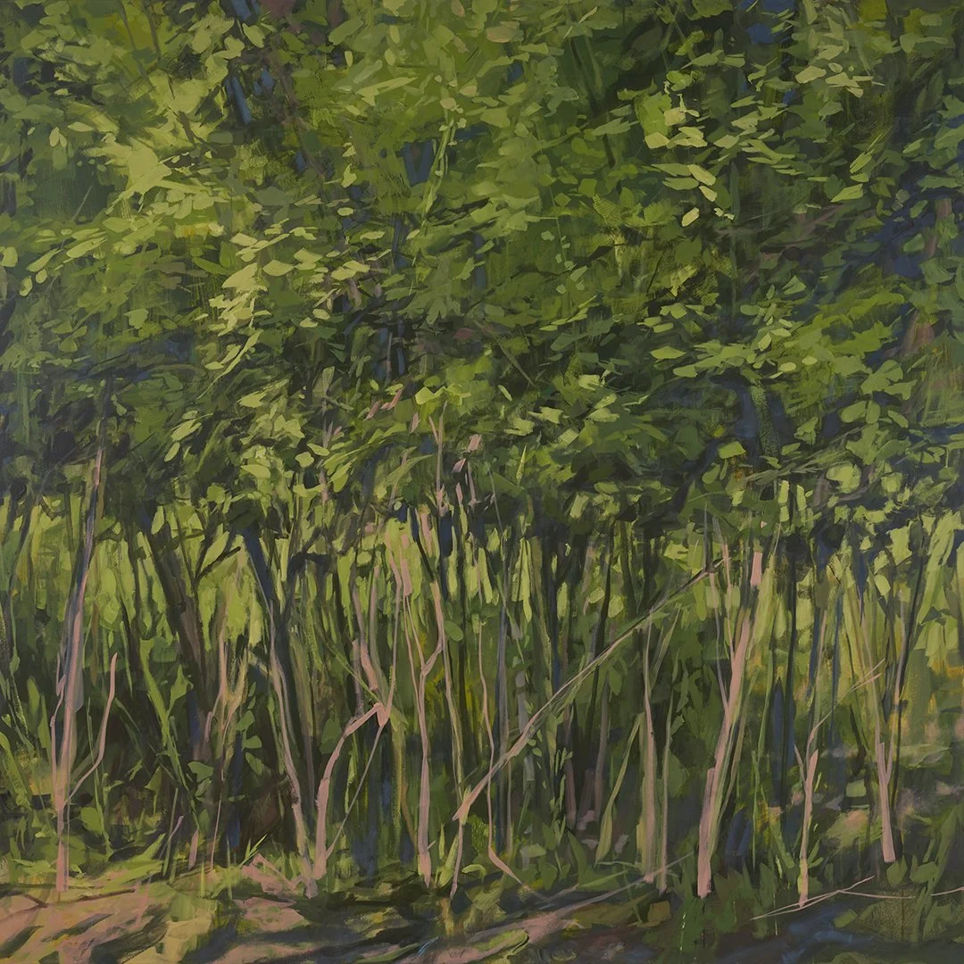 Secret Garden 
by Jeremy Russell
Acrylic on canvas
60 x 60 inches
Inquiries Welcome