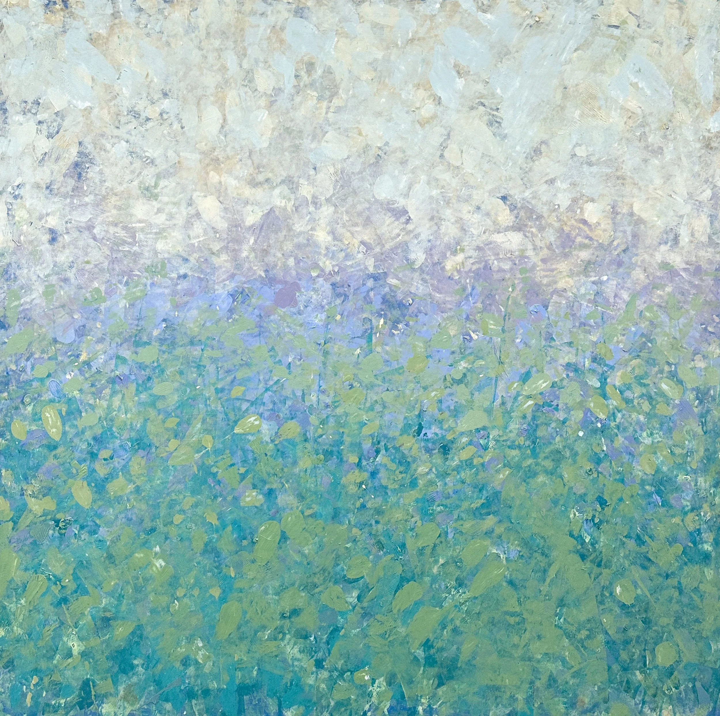 Alicia Armstrong, Lost in Wonder, OIl on panel, 40 x 40 inches