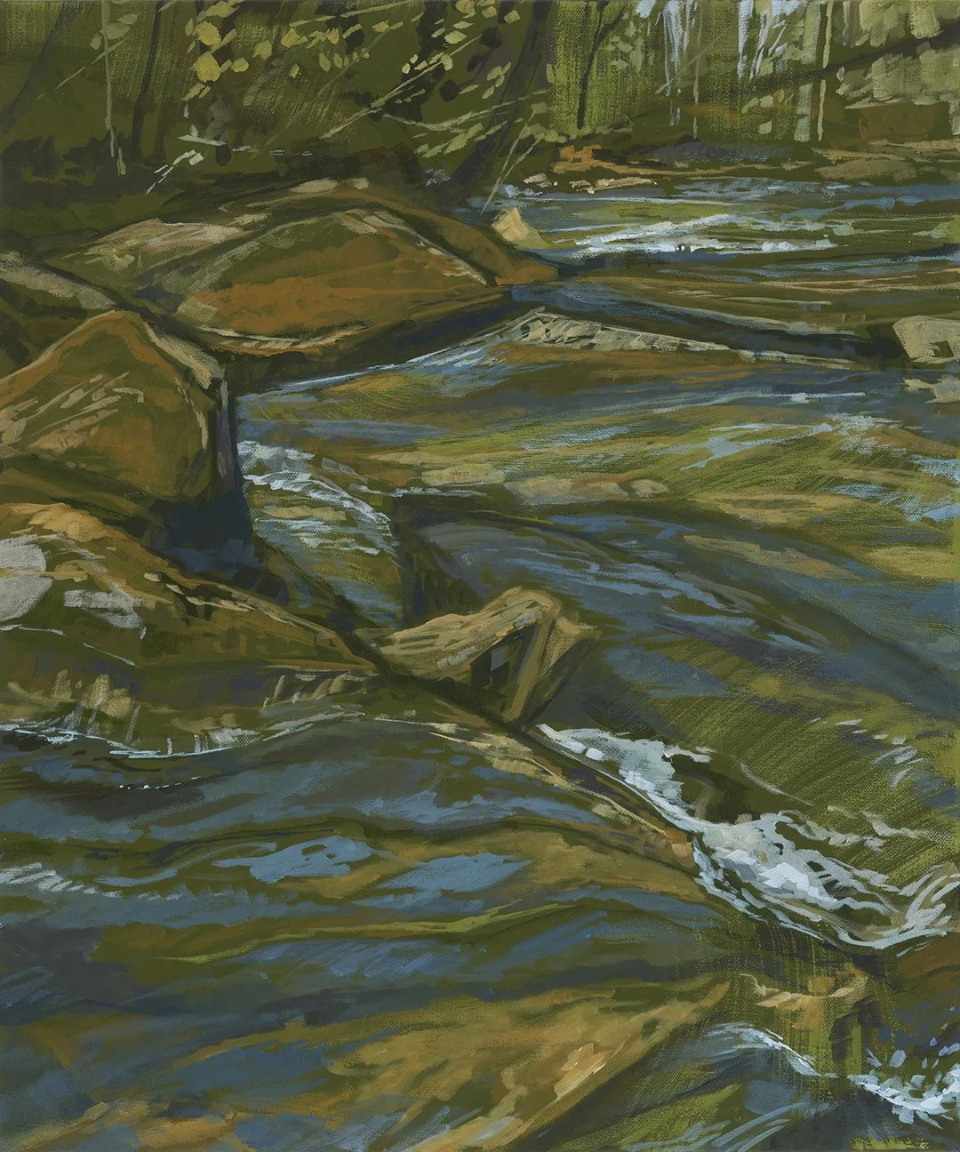 Leveling Out
Acrylic on canvas
18 x 24 inches
Inquiries Welcome
(A portion of the proceeds from this painting will be donated to Southern Appalachian Highlands Conservancy)