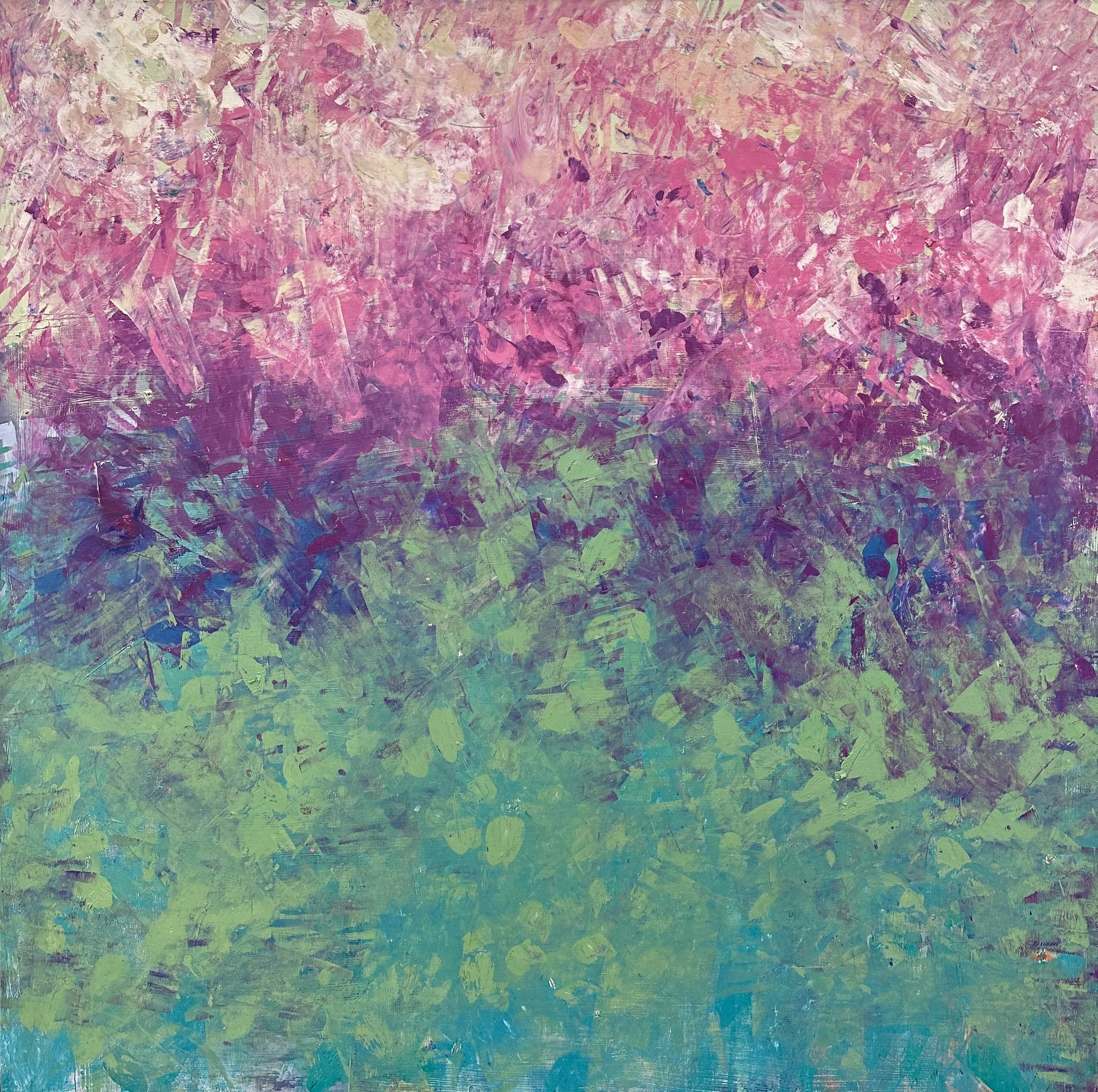 Bougainvillea, 2025, OIl on canvas, 40 x 40 inches, $6,800