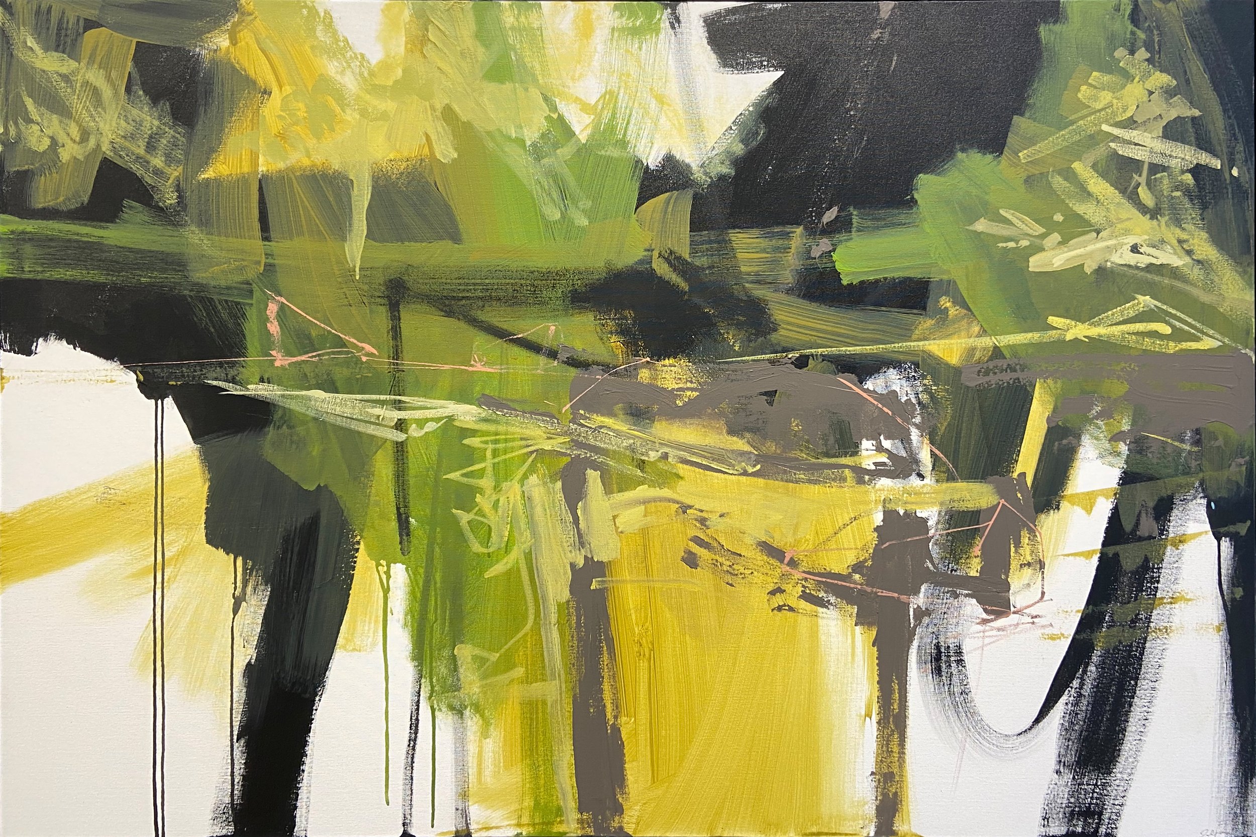 A New Beginning Acrylic on canvas 40 x 60"