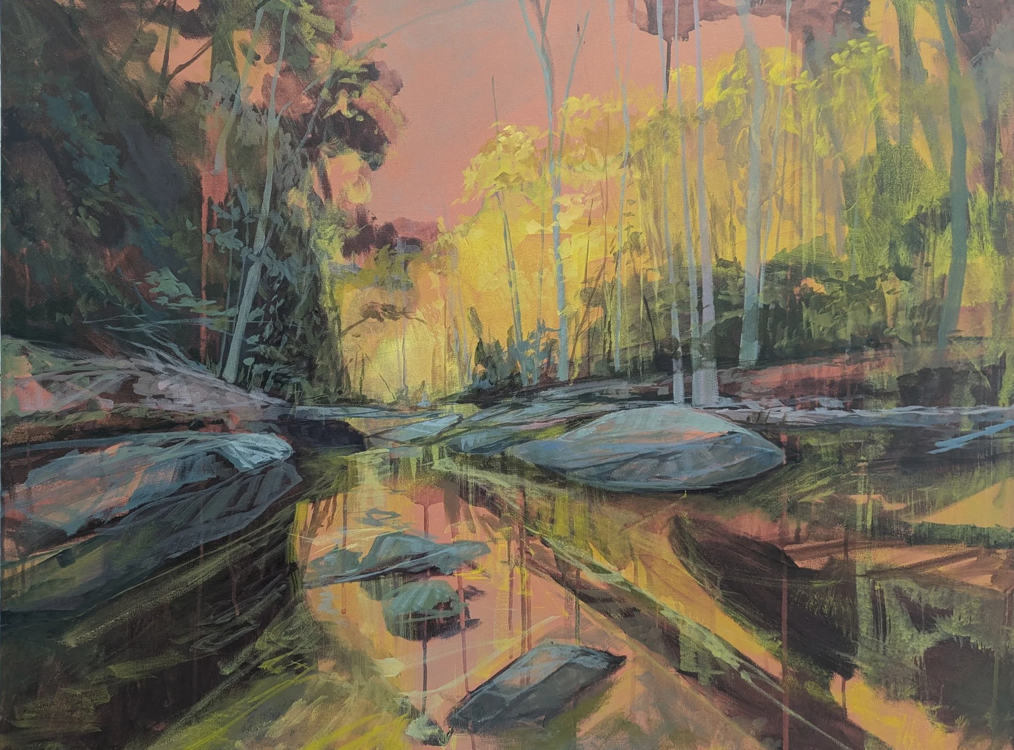 Sherbet River
Acrylic on canvas
30 x 40 inches

Inquiries Welcome