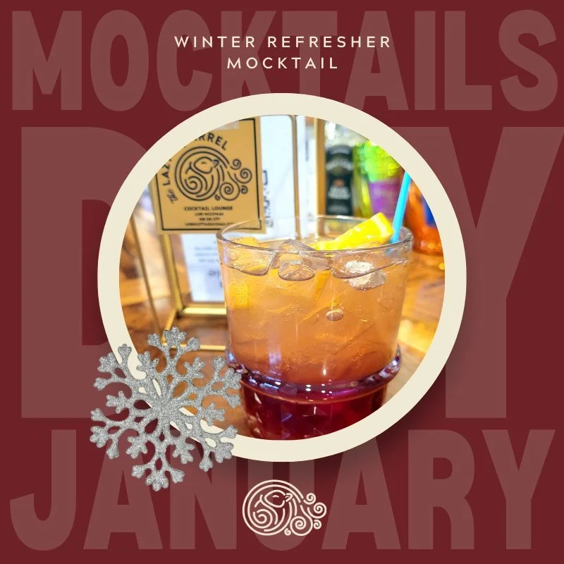 Try our zesty and vibrant Winter Refresher mocktail this weekend! 🍊❄️ With its spicy ginger kick and tangy grapefruit-cranberry swirl, it&rsquo;s the most refreshing way to toast to your Dry January goals. ✨

We're open this weekend Friday 4pm-8pm (