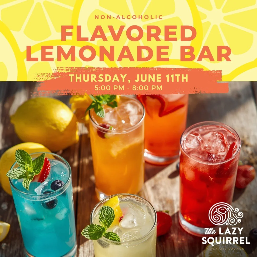 Kick off summer vacation THIS THURSDAY with our special Non-Alcoholic Lemonade Bar! For just $3, kids (and adults) can become their own master mixologists and customize the ultimate summer refreshment. 

Mix and match any combination of our delicious