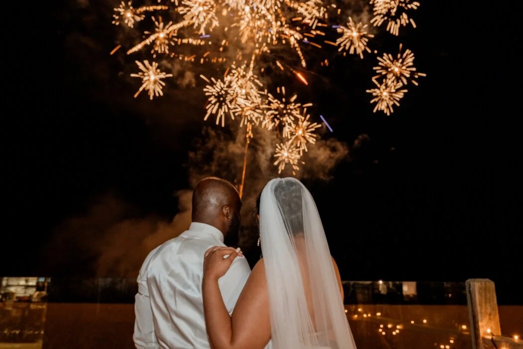Dartmouth Firework Display for a wedding