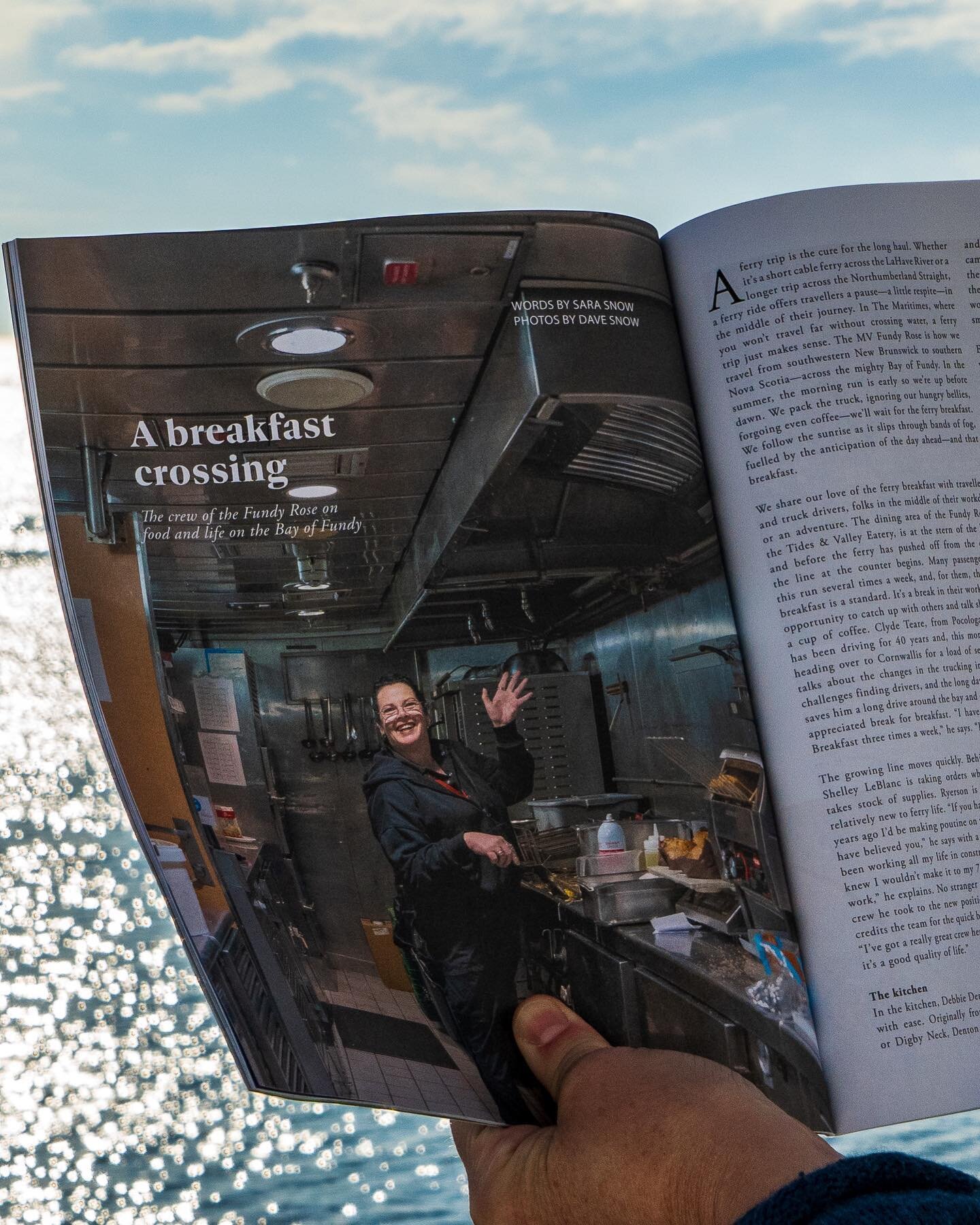 A breakfast crossing ⛴️ 

In March we had the pleasure of spending time with the crew of the @nflbayferries Fundy Rose. We&rsquo;ve taken the ferry for years and always look forward to the breakfast each early morning crossing to Digby. We love the f