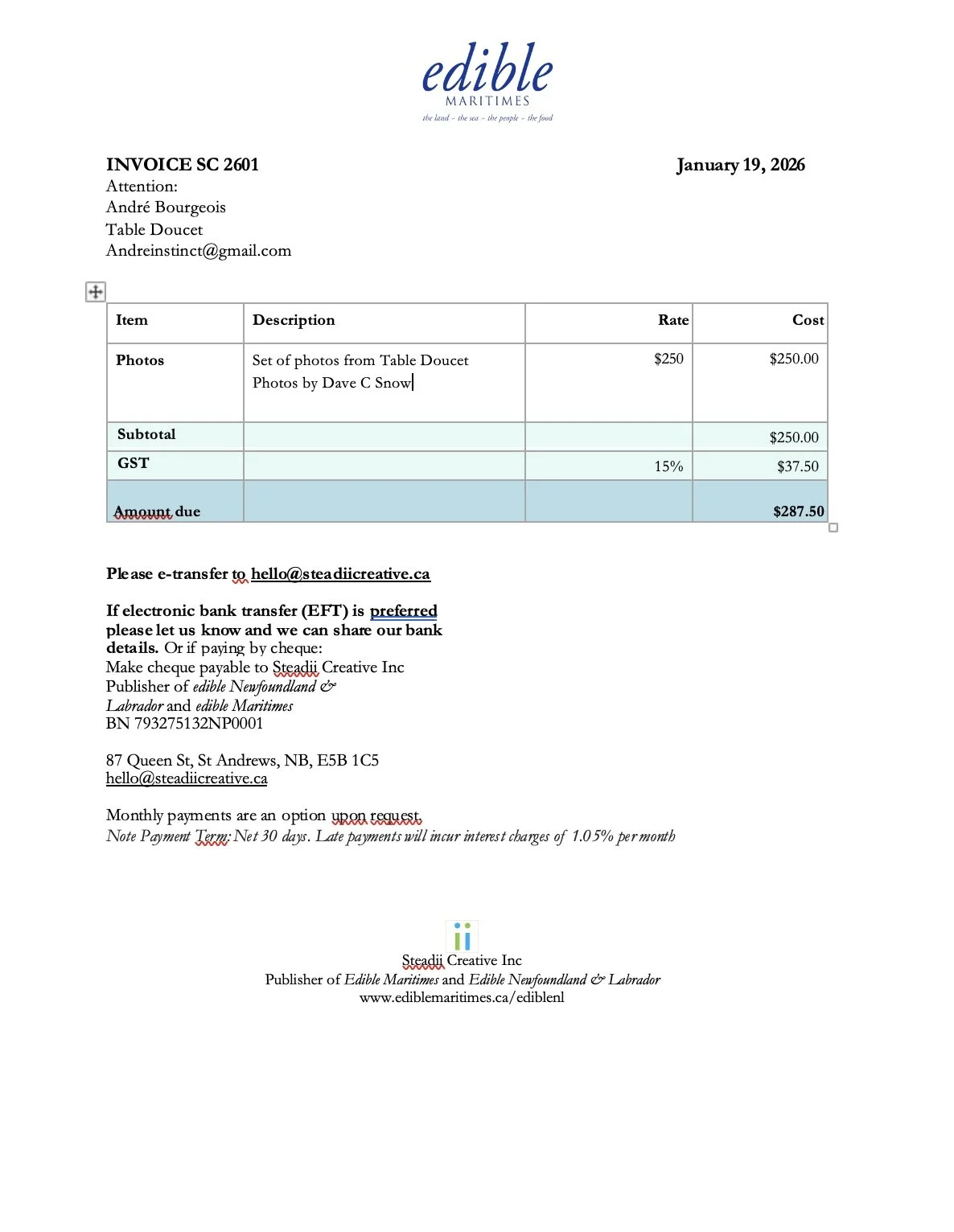 Photos_Table Doucet_Invoice.jpg