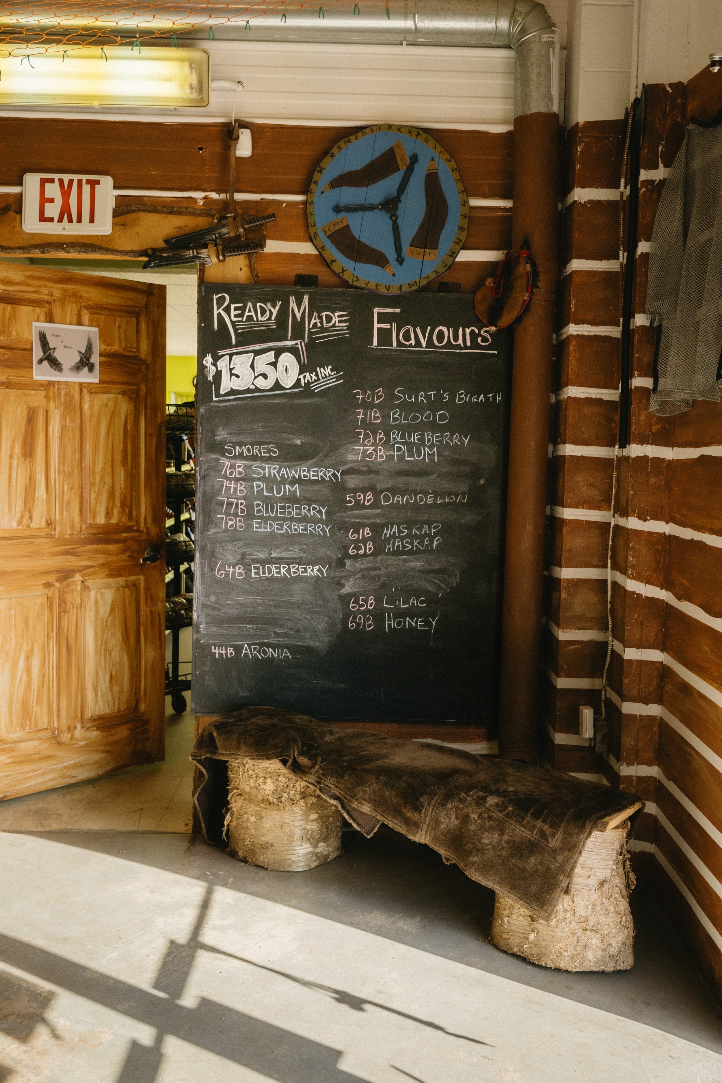 Inside the brewery