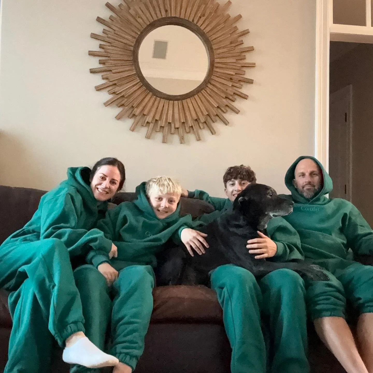 Merry Christmas from my family to yours! 🎄

When I purchased our Christmas outfits I wasn&rsquo;t planning for 75 degree weather in GA! 🥵