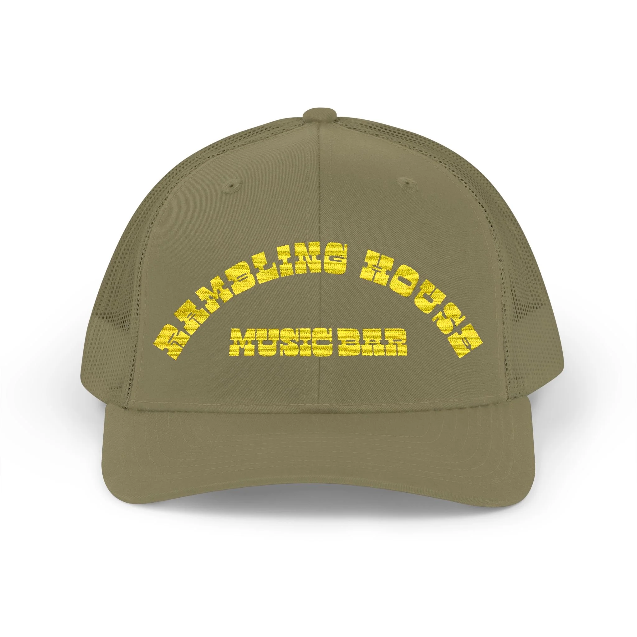 Rambling House Embroidered Snapback Trucker Hat