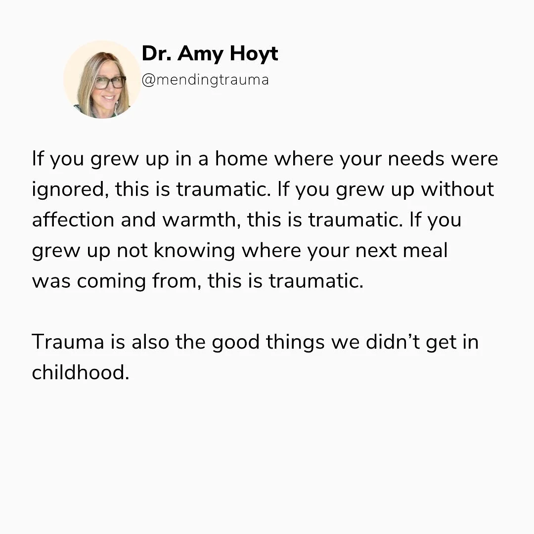 I’m just going to leave this here. Your experience is valid. Your feelings are valid. I’m sorry you didn’t get what you needed. You deserved all of the good things in life. ❤️
If you want to know how to recover from trauma, comment