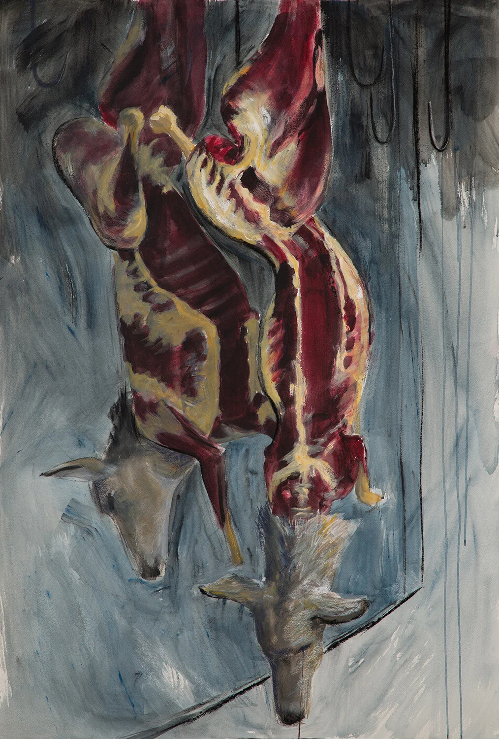 Mirror, Mirror - Mixed Media on Arches Cover - 52 x 36 in.