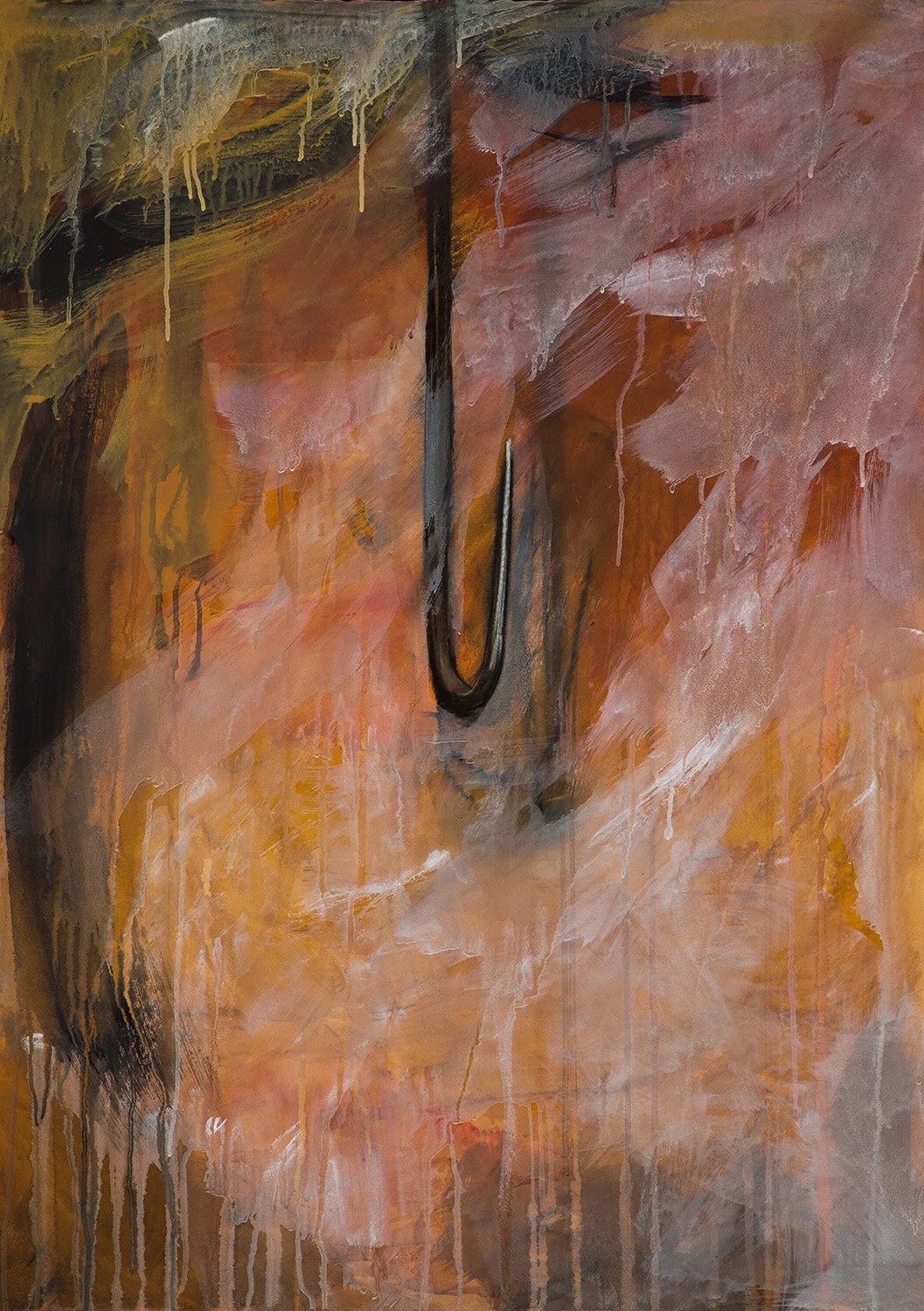 Untitled - Mixed Media - 42 x 30 in.