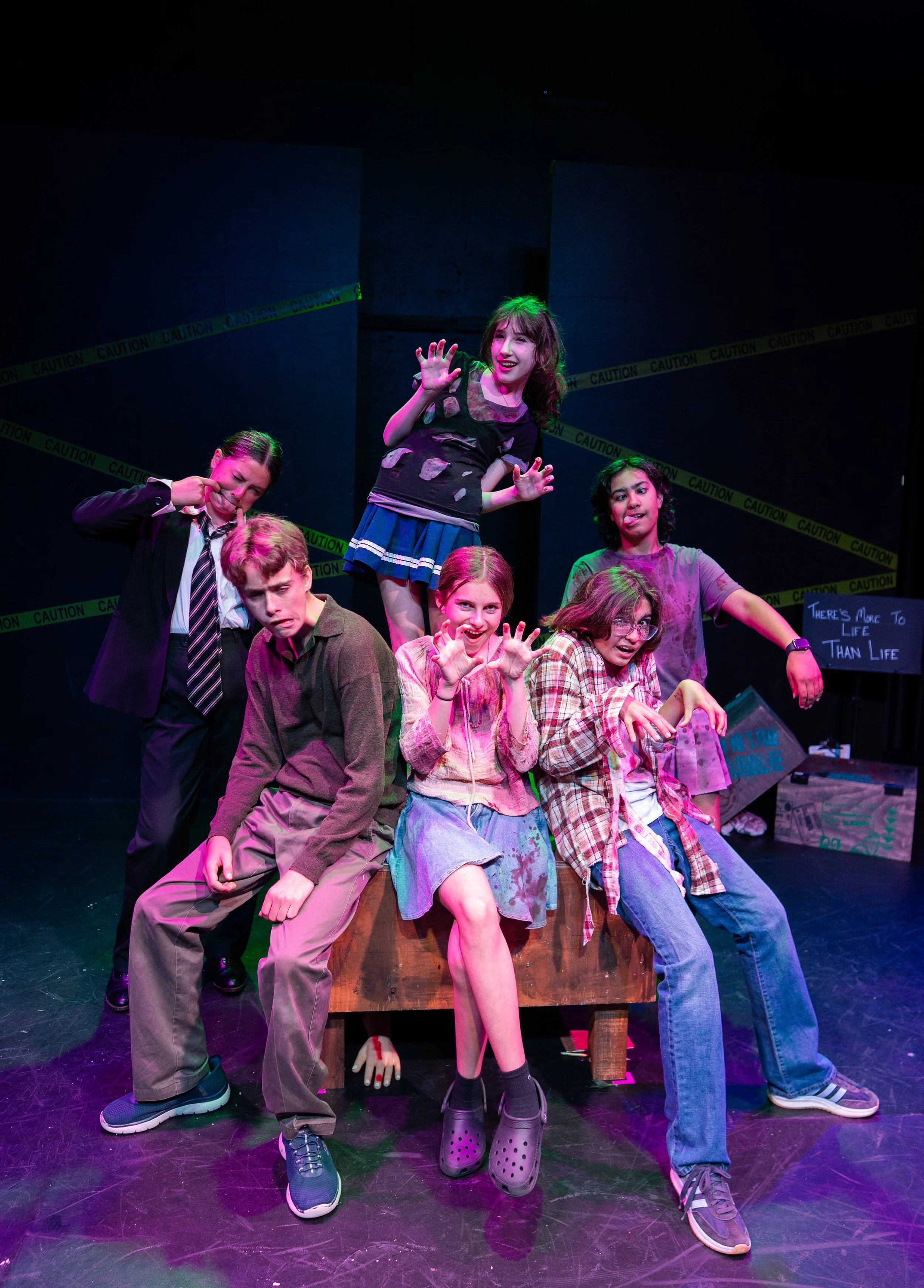 Grades 5 through 8 youth theater classes