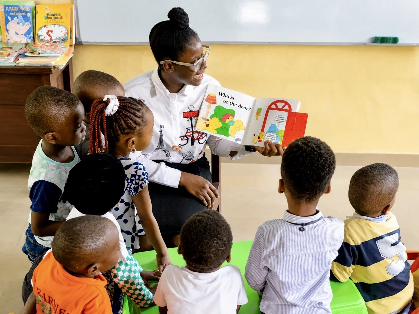 🥇 1st Place — Deborah Mogho,
Founder of Smart Kids Literacy Foundation, Bonny Island, Nigeria — helping thousands of children discover a love of reading.
