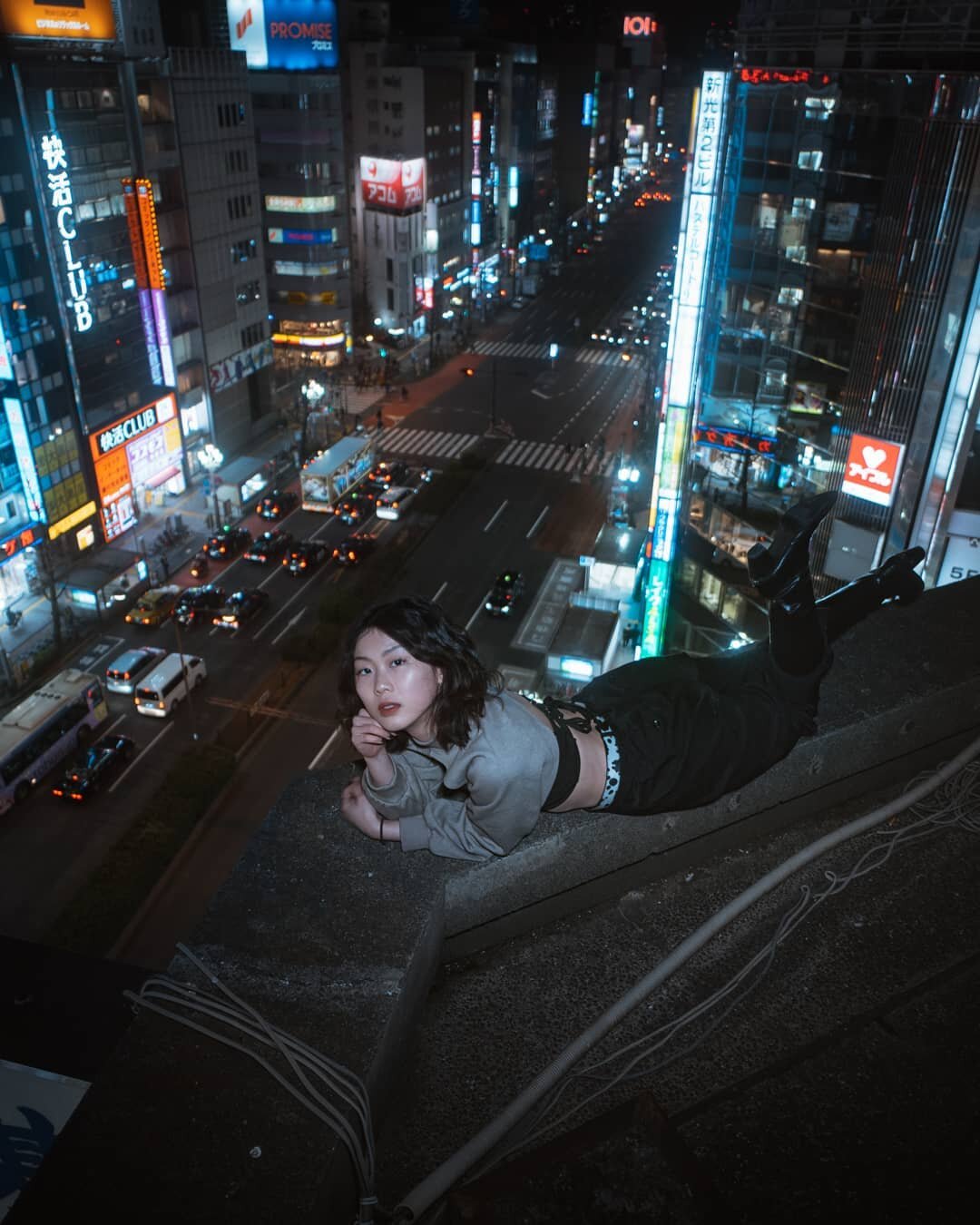 &quot;What use was time to those who'd soon achieve Digital Immortality?&quot; - Clyde Dsouza 🌃
.
📸: March 2021
💃: @_bbblue
Location Spotter: @kynesas 🤣🙏
Gear: Sony a7iii, Samyang 18mm 2.8, Nisi Blackmist Pro 1/4
.
#shinjuku #tokyocameraclub #wh