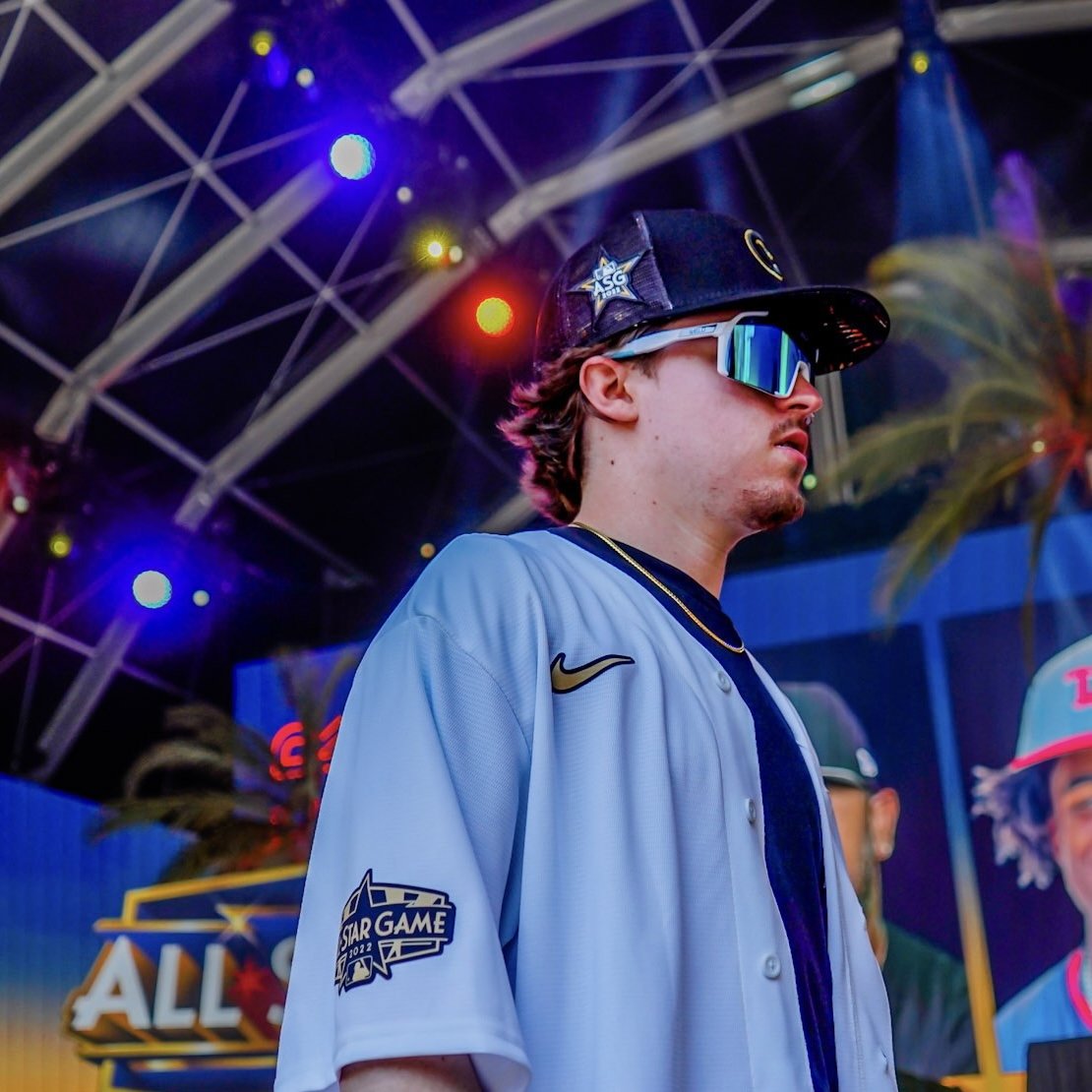 Trevor at the MLB The Show Creator's Cup at MLB All-Star Weekend in Los Angeles (2022).